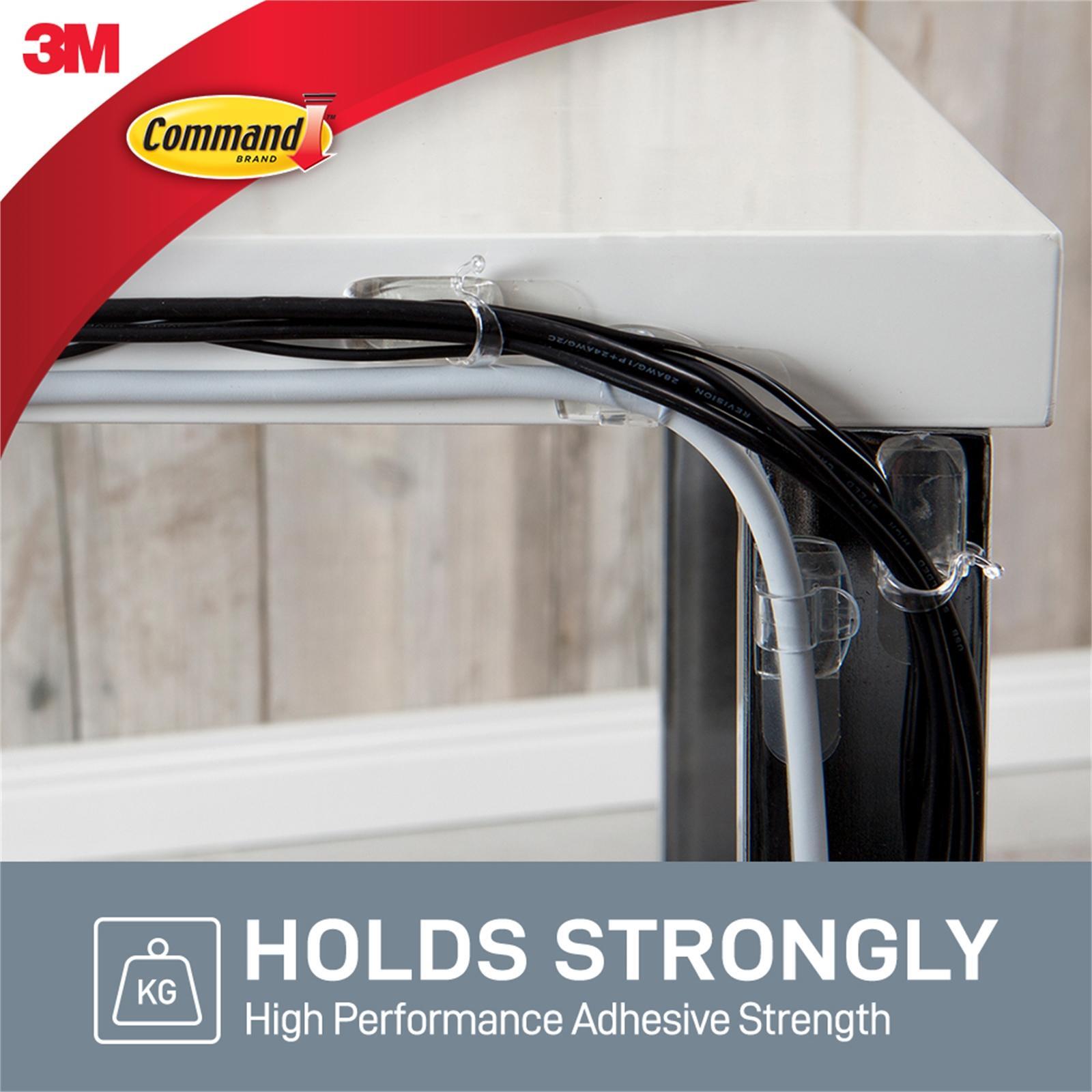 Command Clear Round Cord Clips 10 Pack Bunnings New Zealand