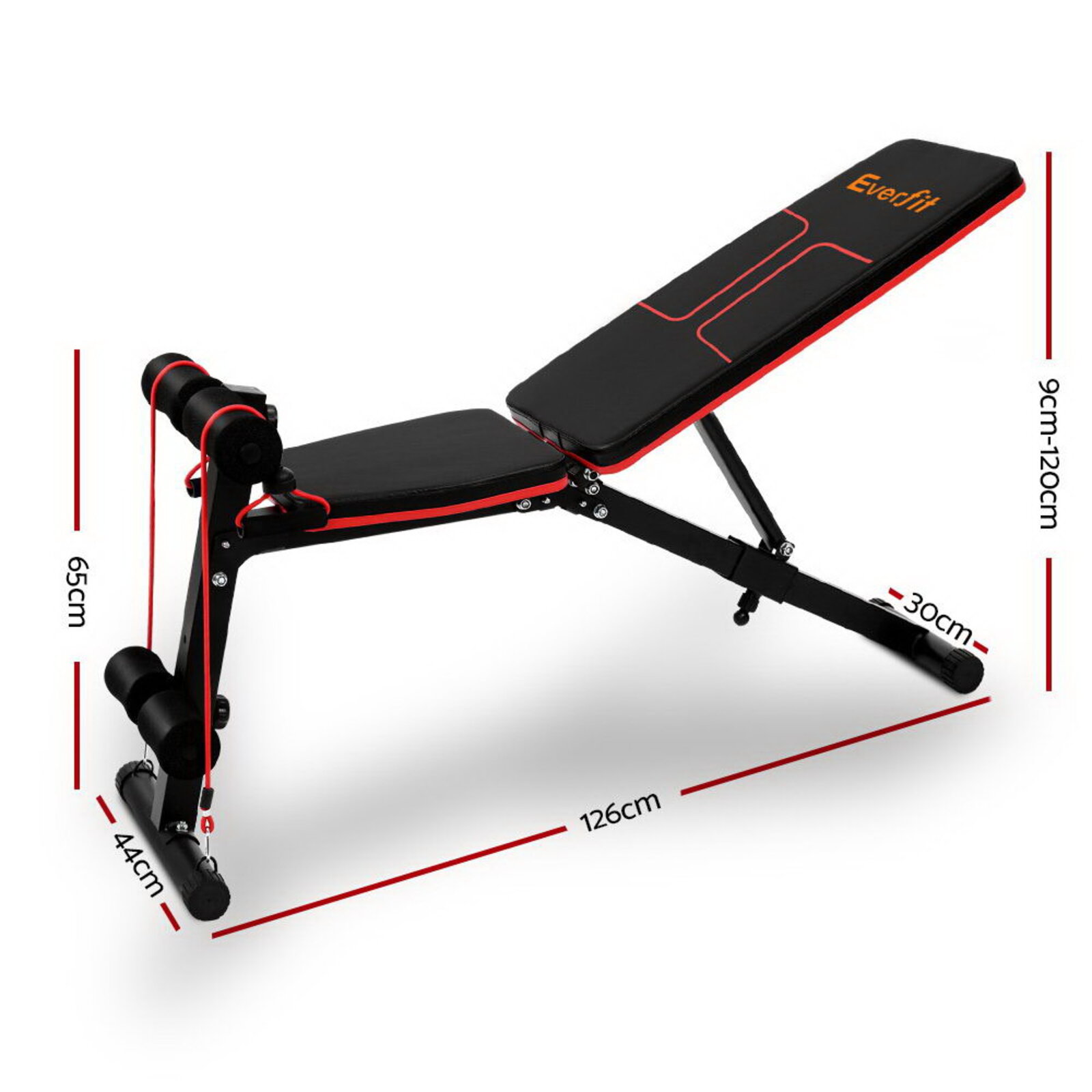 Everfit Weight Bench FID Bench Adjustable Hme Gym Equipment Bench Press