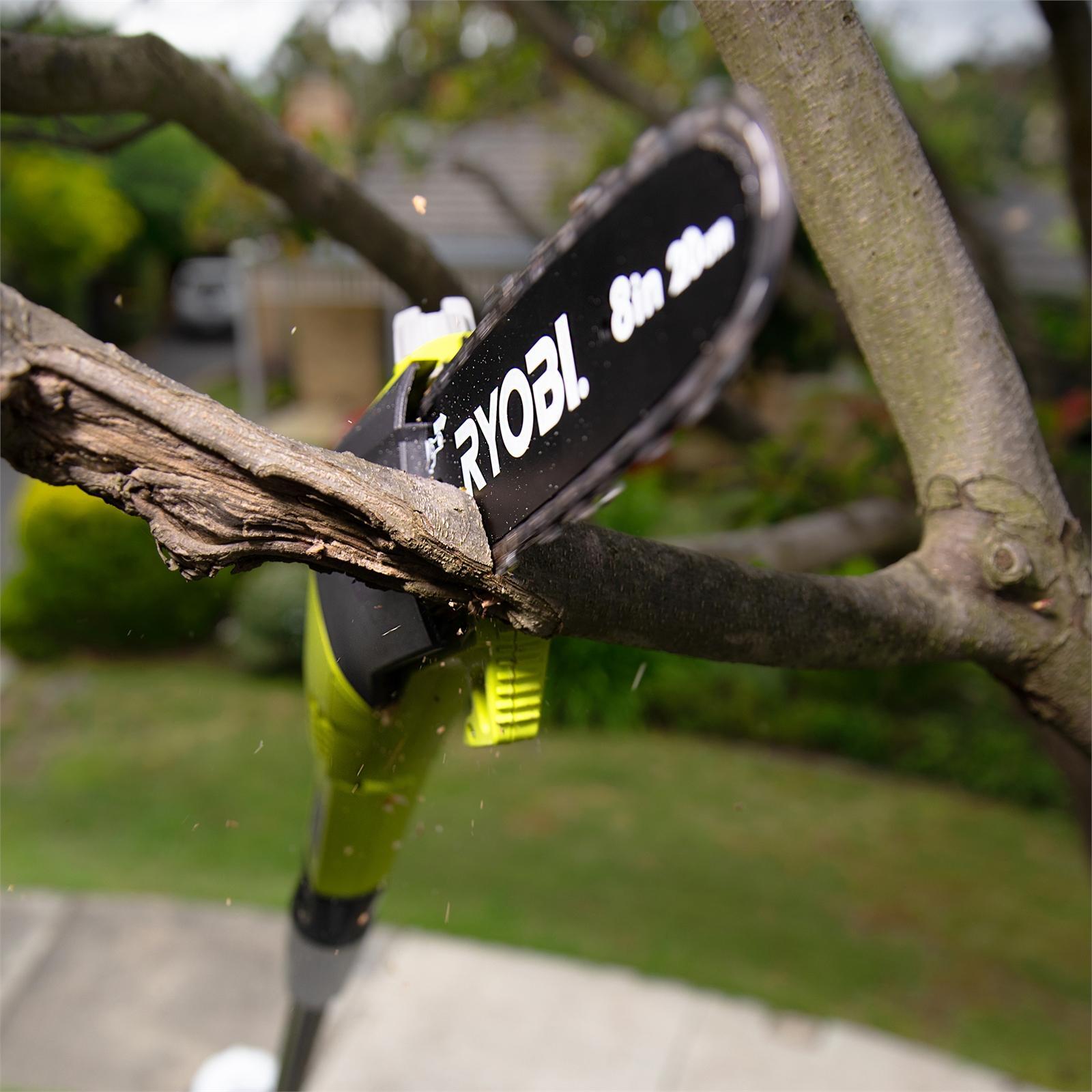 Ryobi 18V ONE+ Telescopic Pole Pruner Attachment Skin Only Bunnings