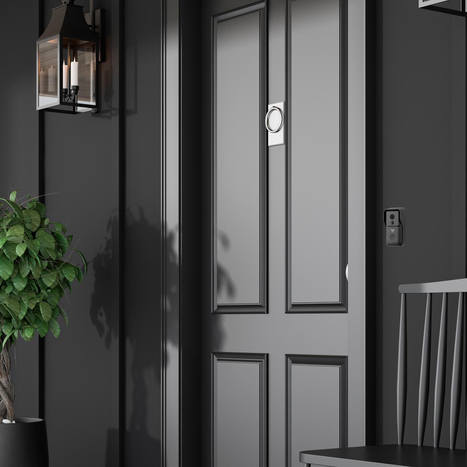 Click 1080p Black HD Grid Connect Smart Wireless Video Doorbell