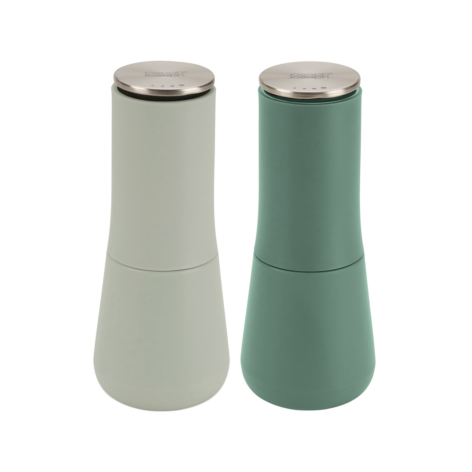 Joseph Joseph Milltop Salt and Pepper Mill Set Editions Sage Bunnings