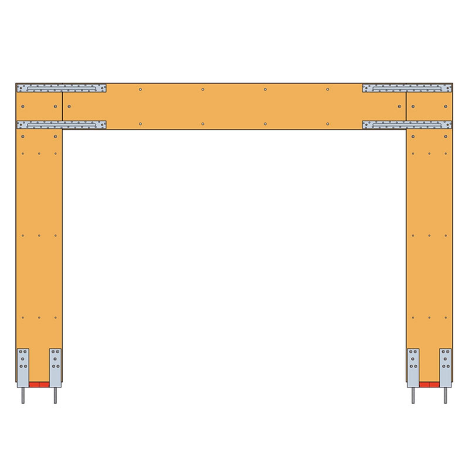 Simpson StrongTie StrongWall SiteBuilt Double Wall Portal Frame