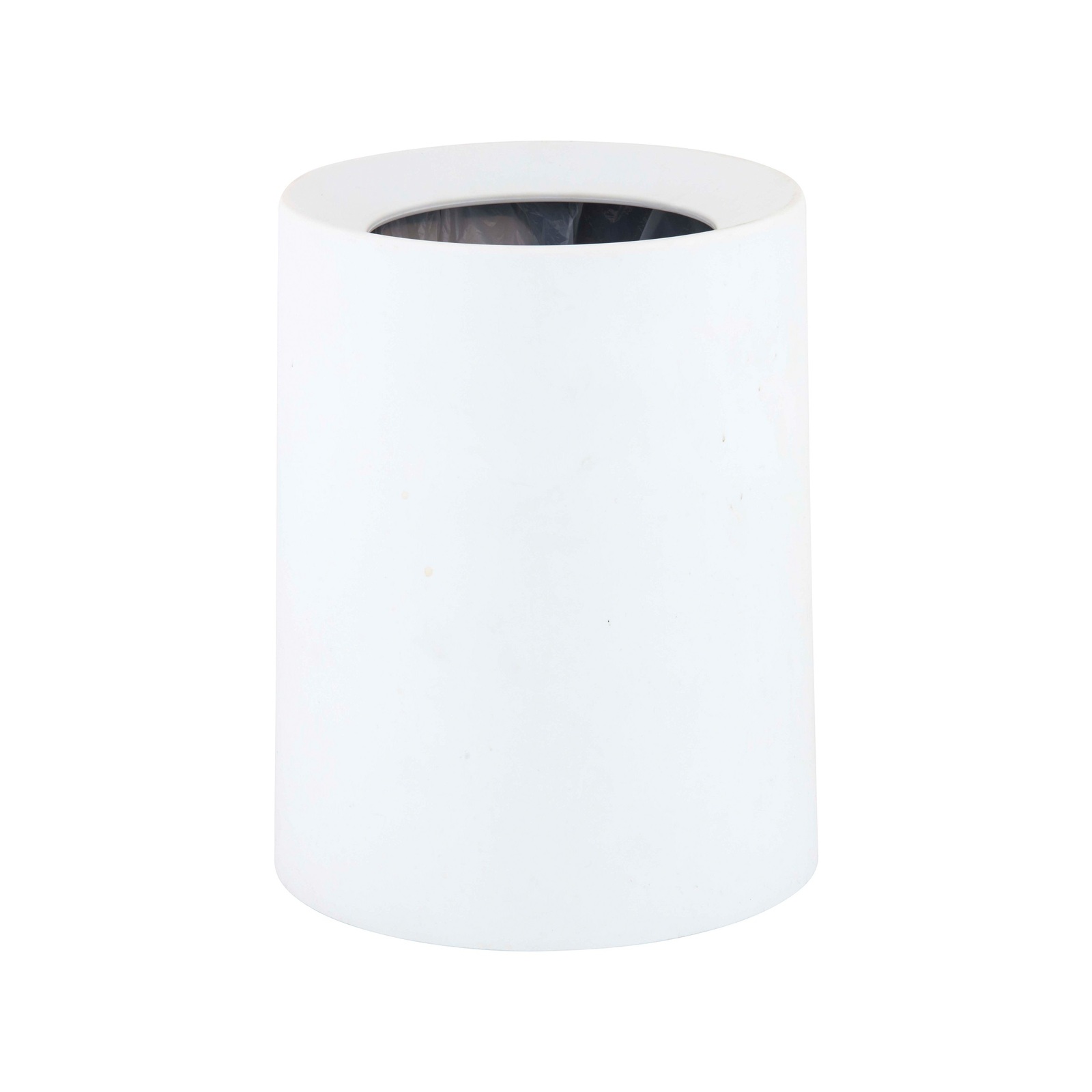Barelli 6L Matte White Round Plastic Bathroom Bins Bunnings Australia