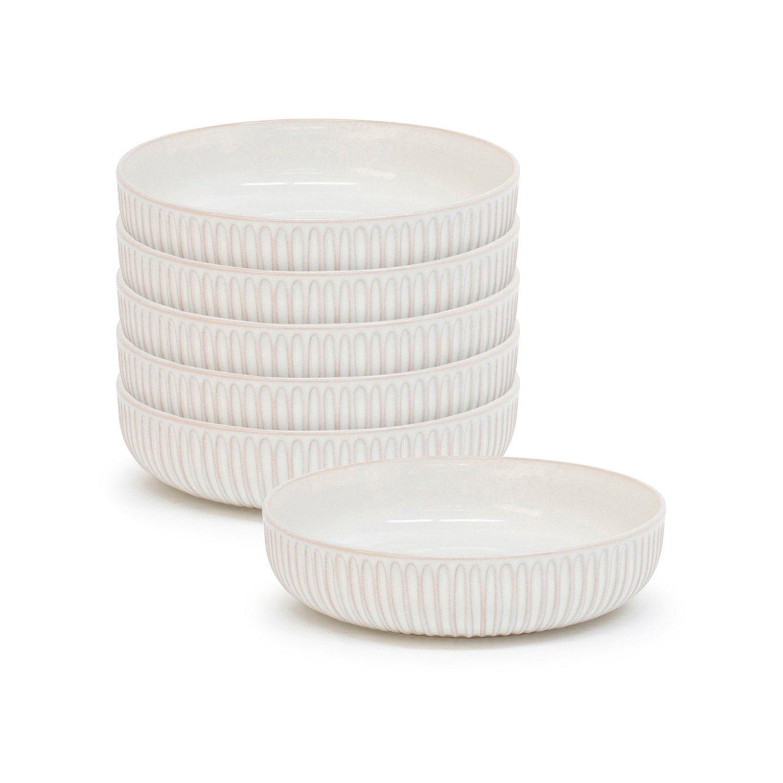 Amana 6 Pasta Bowls 20cm White Bunnings Australia