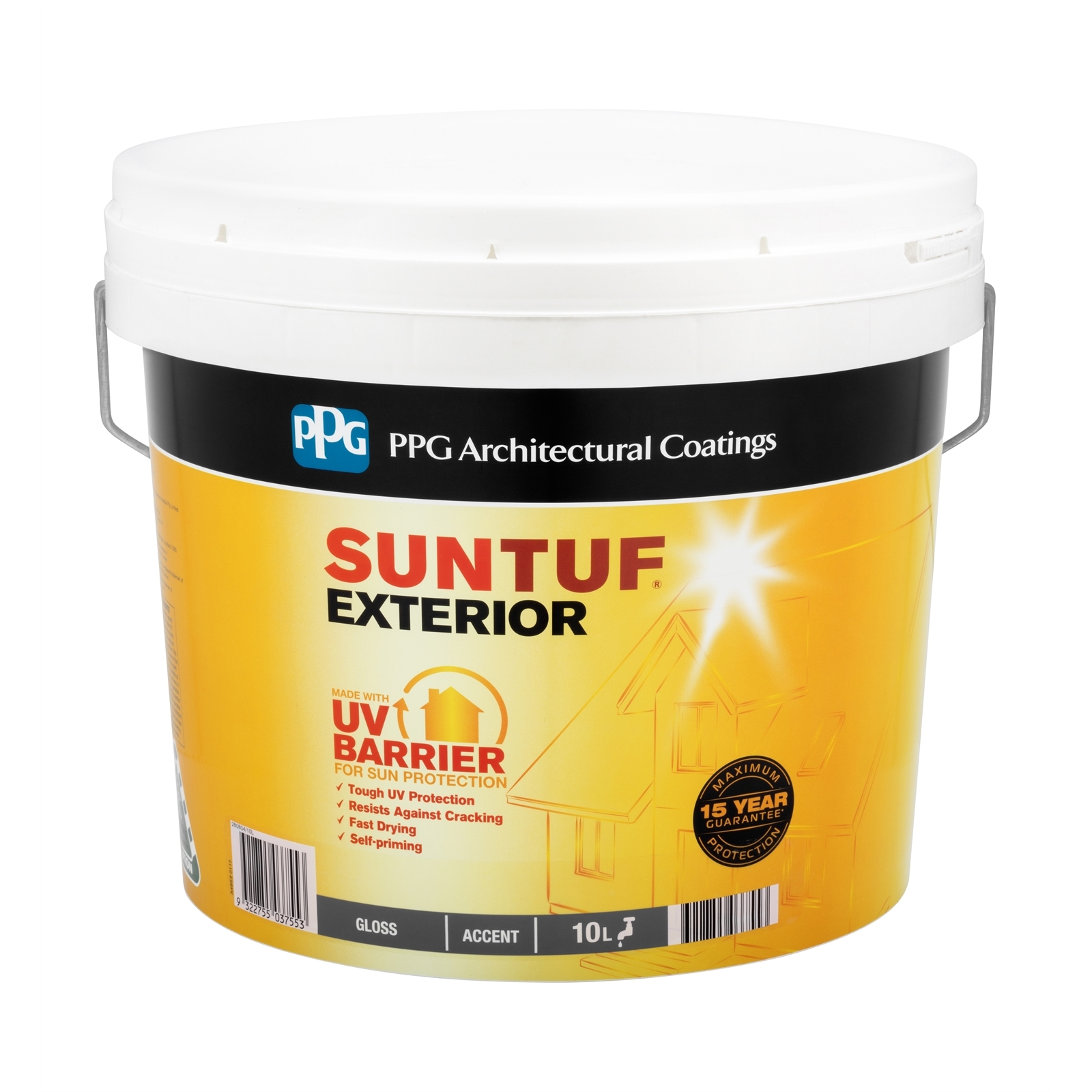 PPG Paints 10L Accent Gloss Suntuf Exterior Paint Bunnings New Zealand