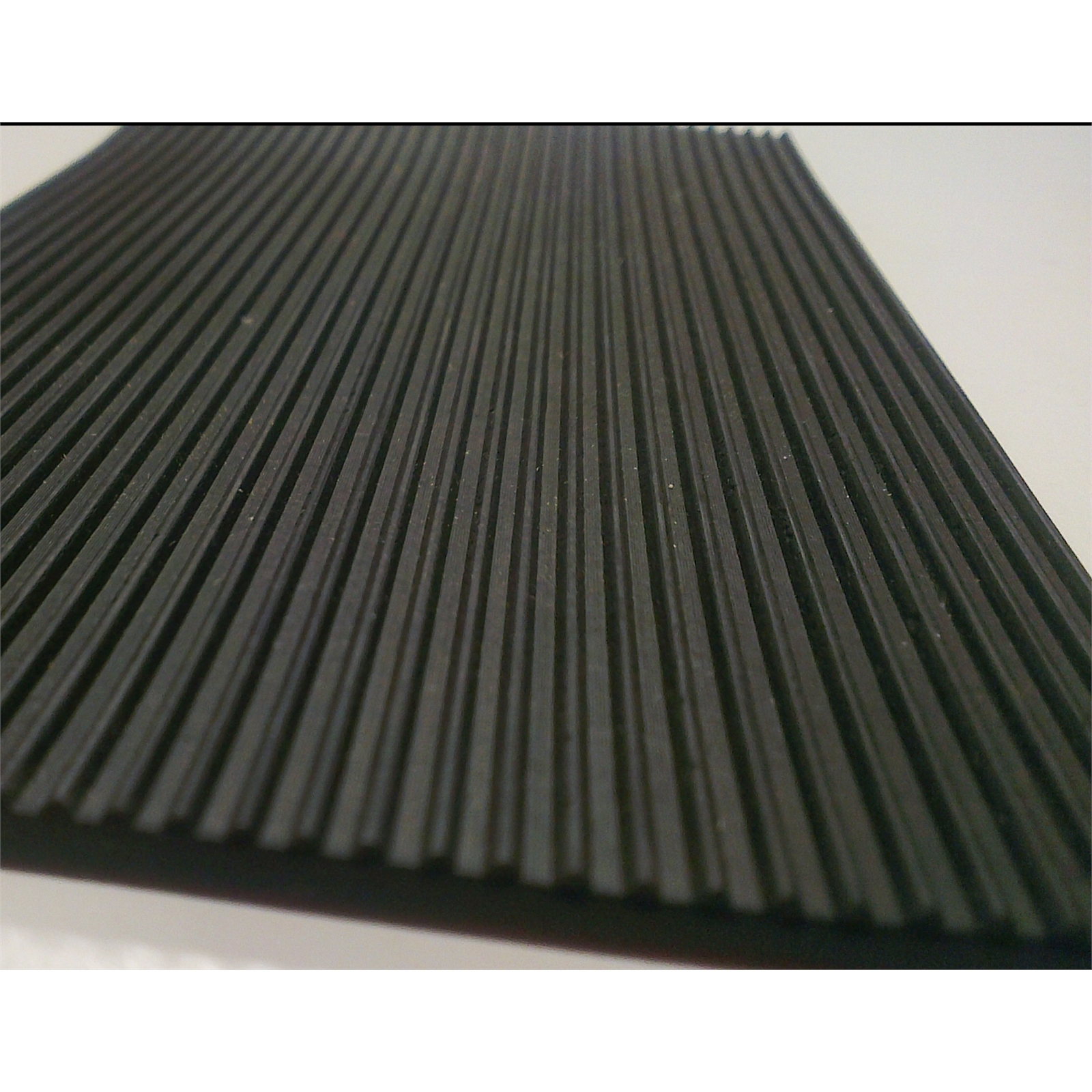 Ideal 1m Black Fine Rib Rubber Matting Sheet Bunnings Australia