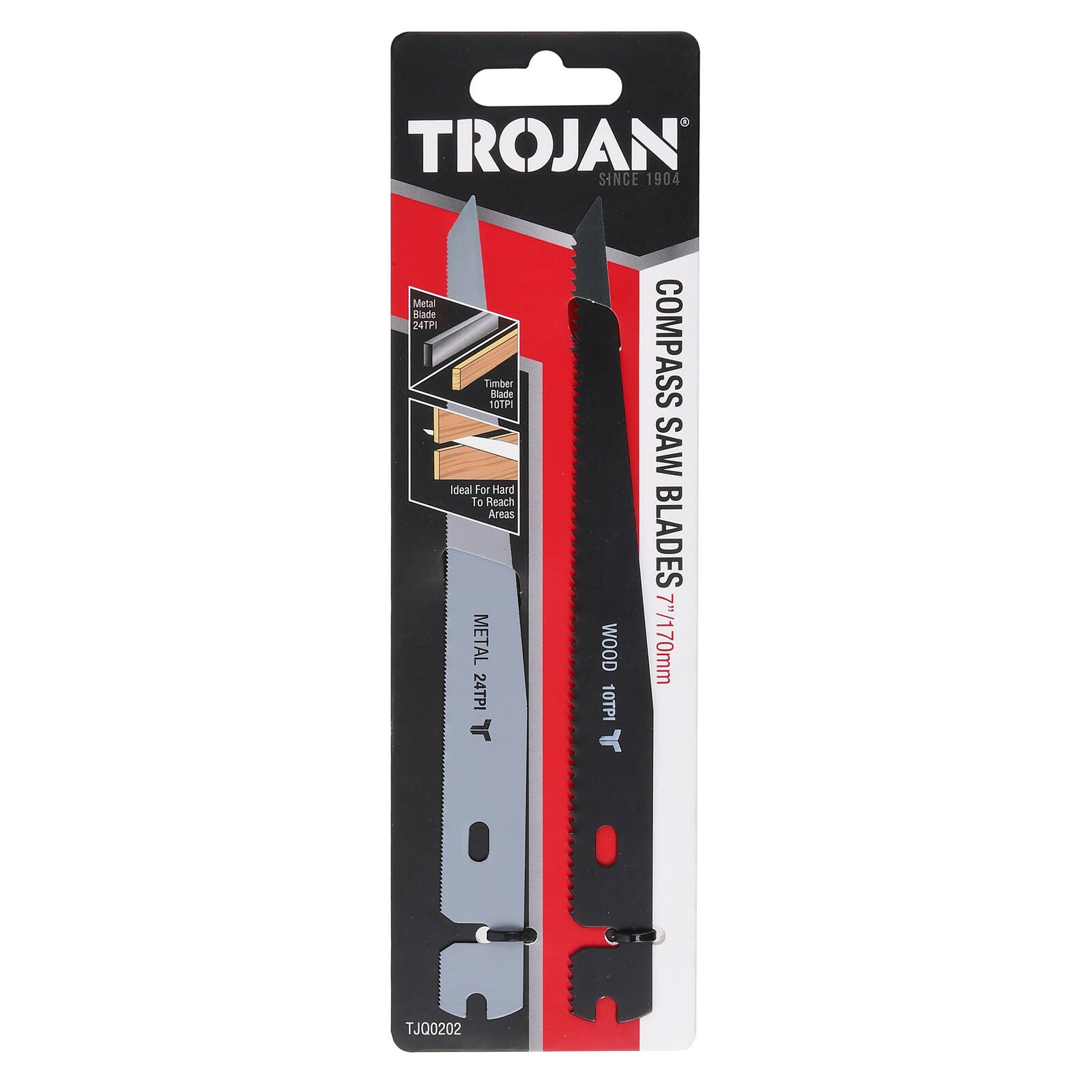 Trojan 170mm Keyhole Saw Blades 2 Pack Bunnings Australia
