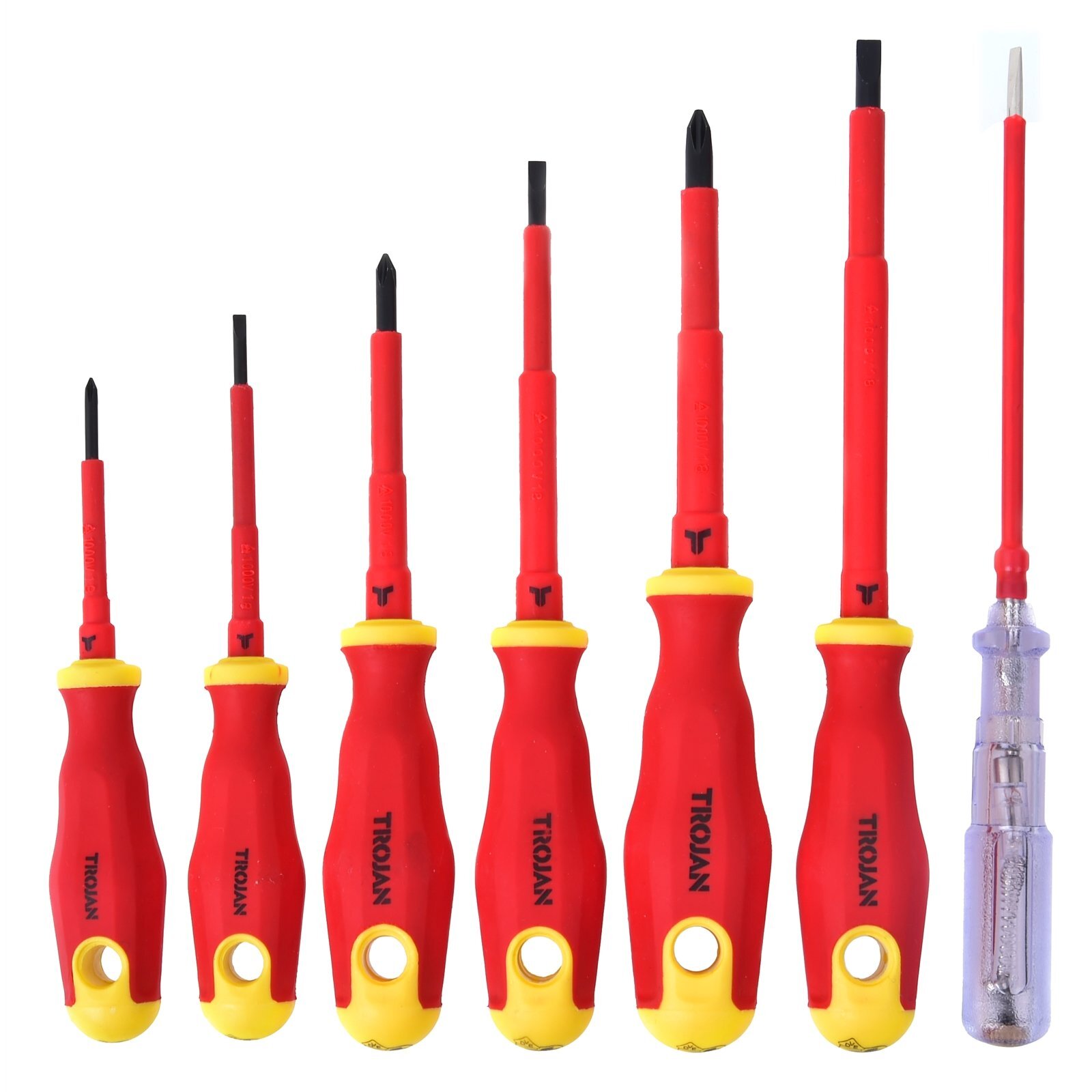 Trojan 7 Piece VDE Screwdriver Set Bunnings Australia