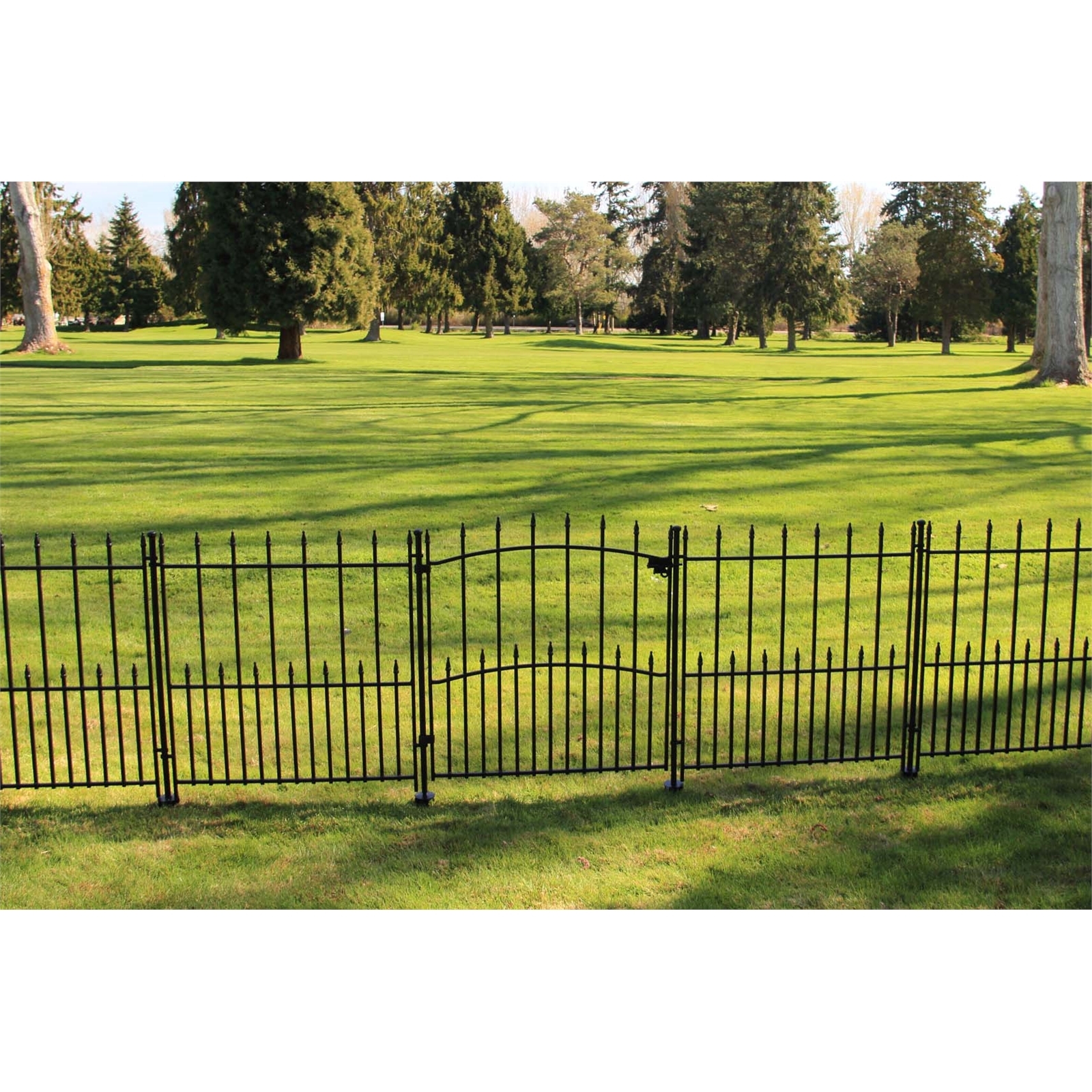 Peak 1220mm Black NoDig Fencing Sheffield Fence Panel Bunnings New