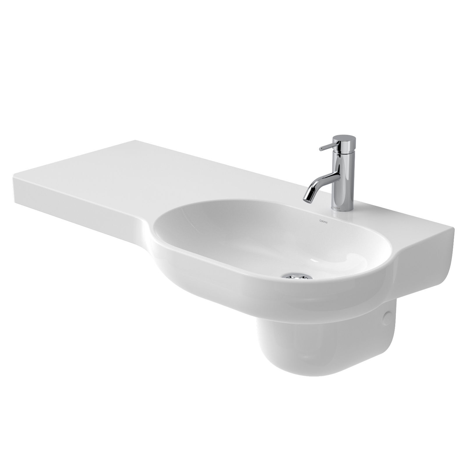 Caroma Opal 920 1TH LHS Wall Basin Bunnings Australia
