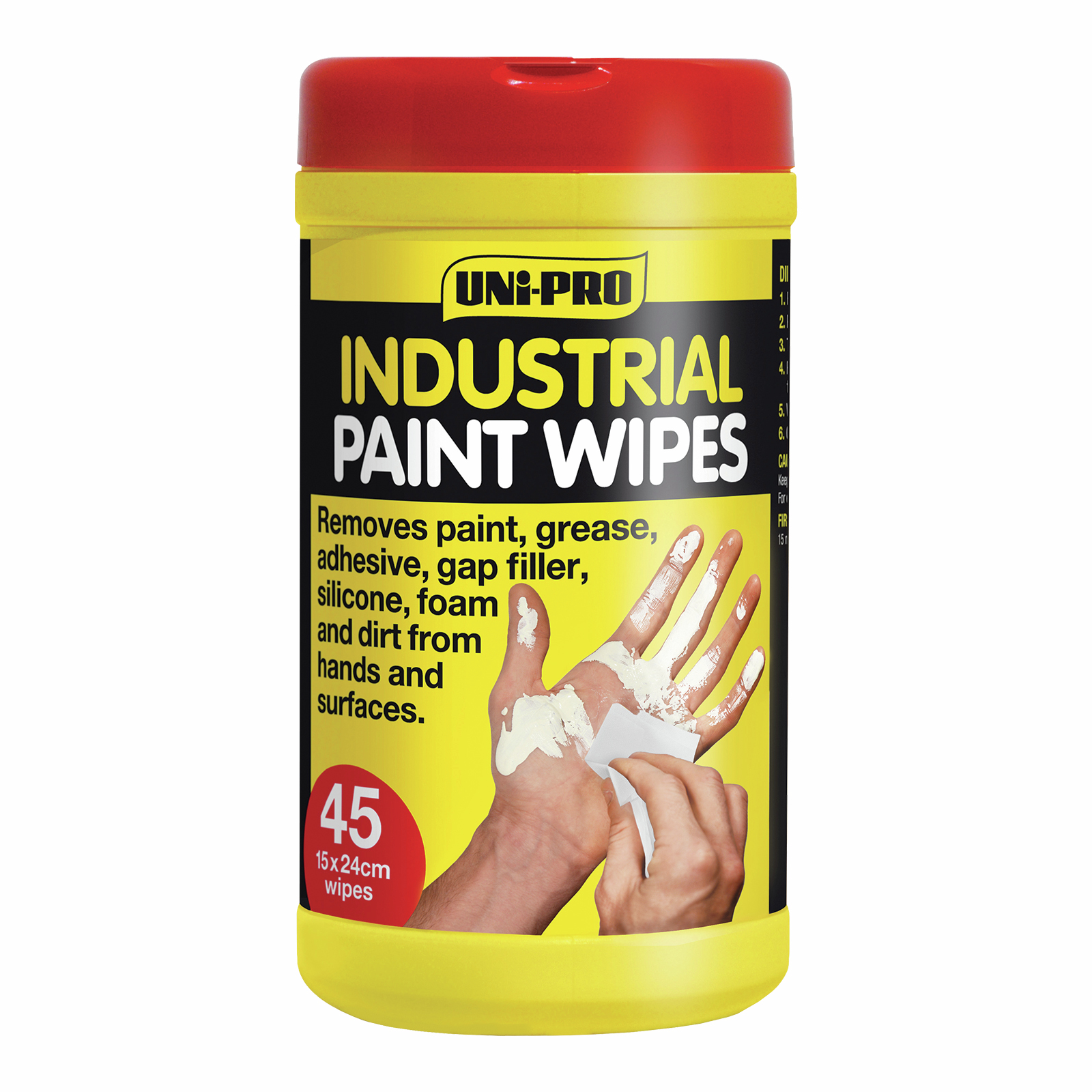 UNiPRO Industrial Hand Paint Wipes 45 Pack Bunnings Australia