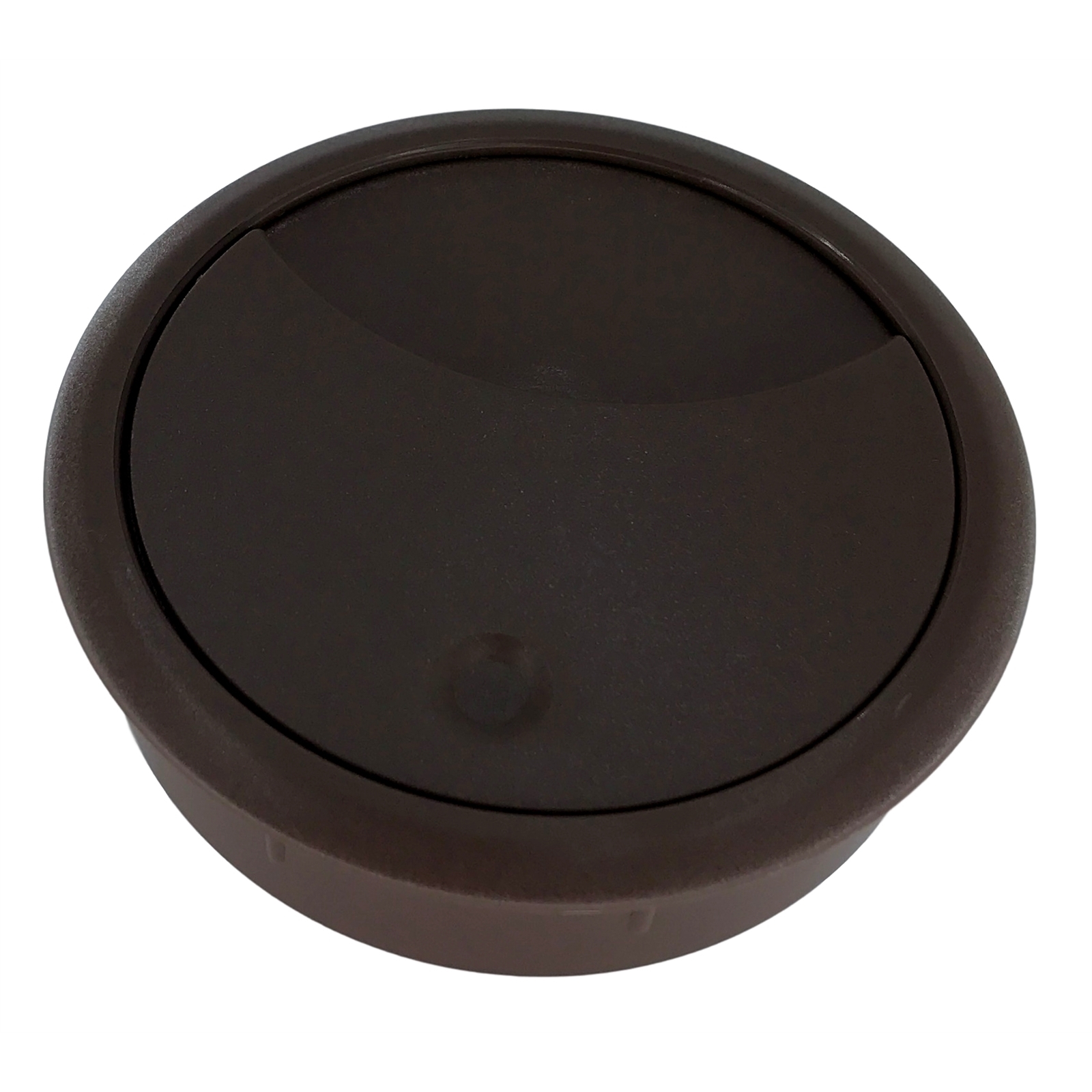 Hafele 80mm Dark Brown Press Fit Cable Outlet Bunnings New Zealand