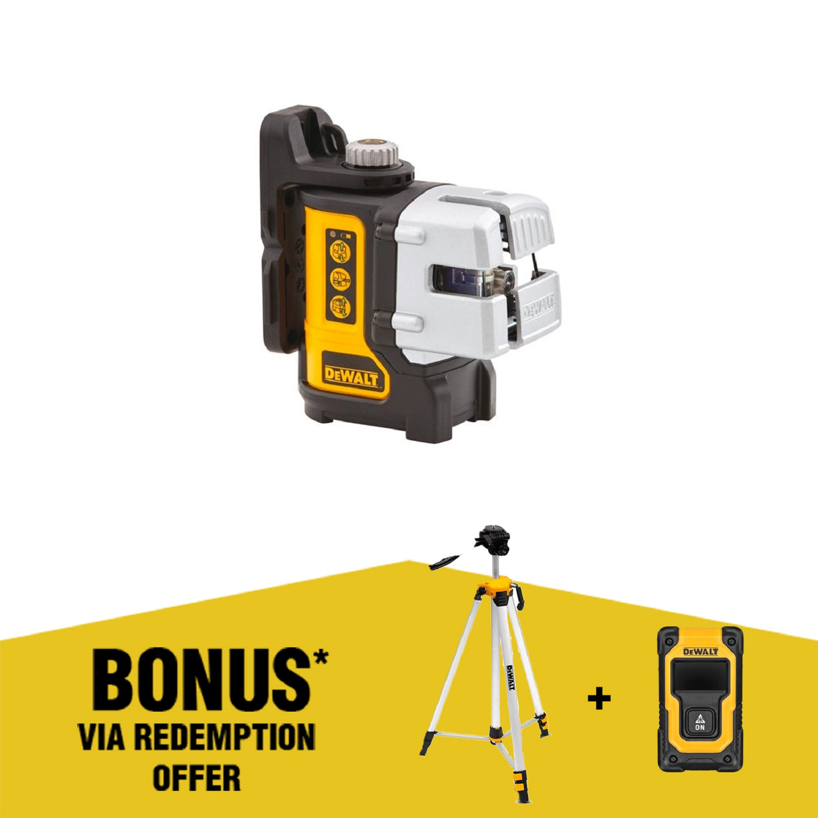 DeWALT 3 Line Green Cross Level Laser Bunnings Australia