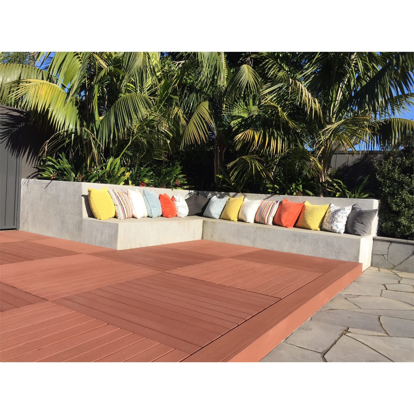 5580 x 2232mm Modular Decking Pine H3 10 Panel Kit Bunnings Australia