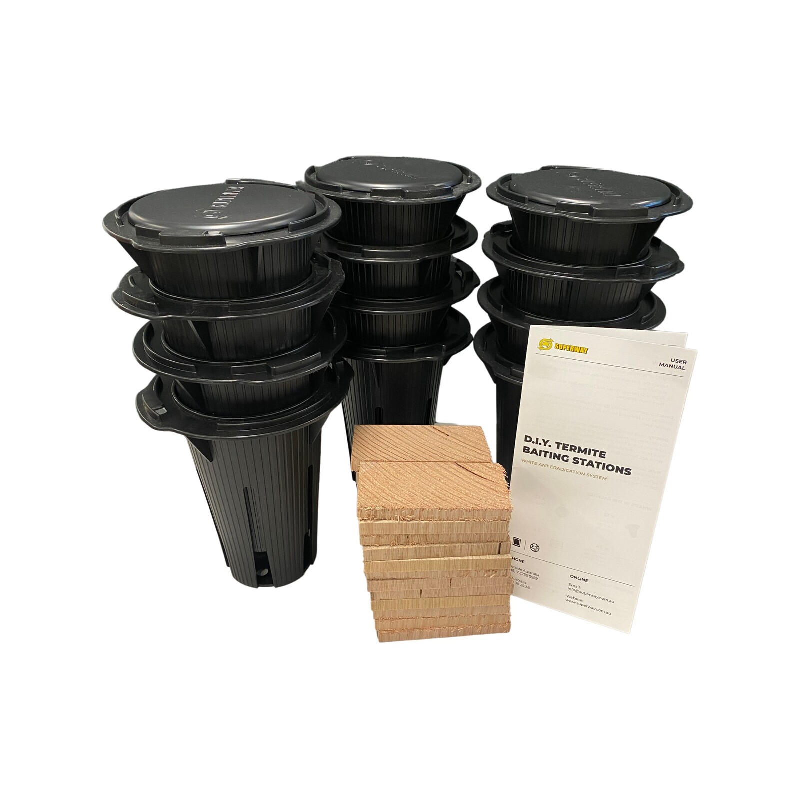 Superway Termite Bait Station 12 Pack Bunnings Australia