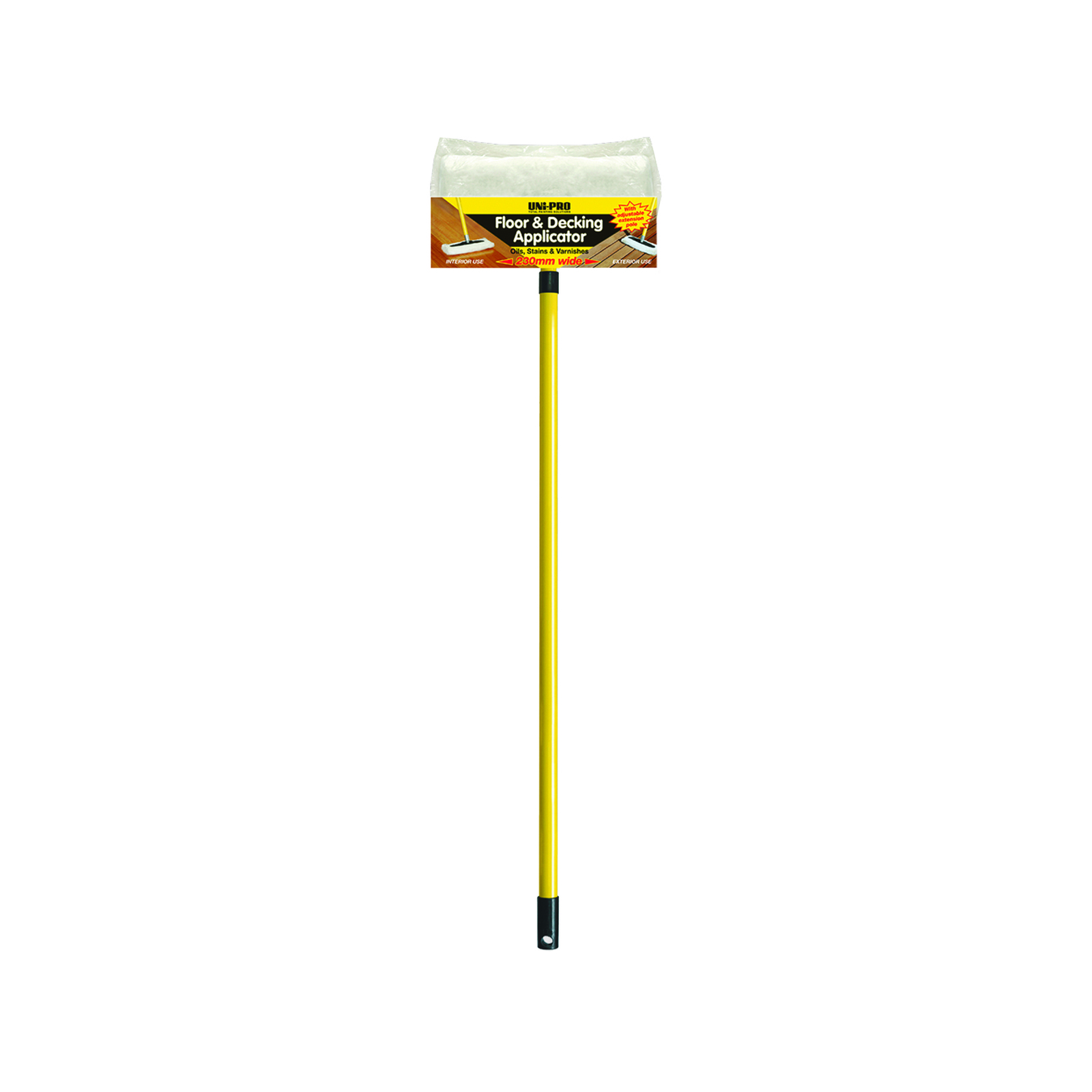 UNiPRO 230mm Lambswool Applicator With Extension Pole Bunnings Australia