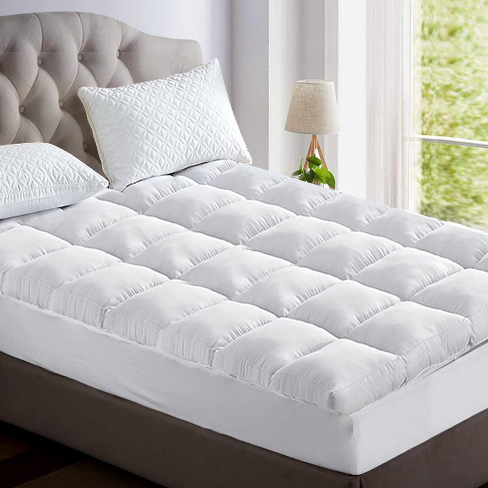 Giselle Pillowtop Topper Bamboo Fibre Filling Mattress Topper Single Bunnings Australia