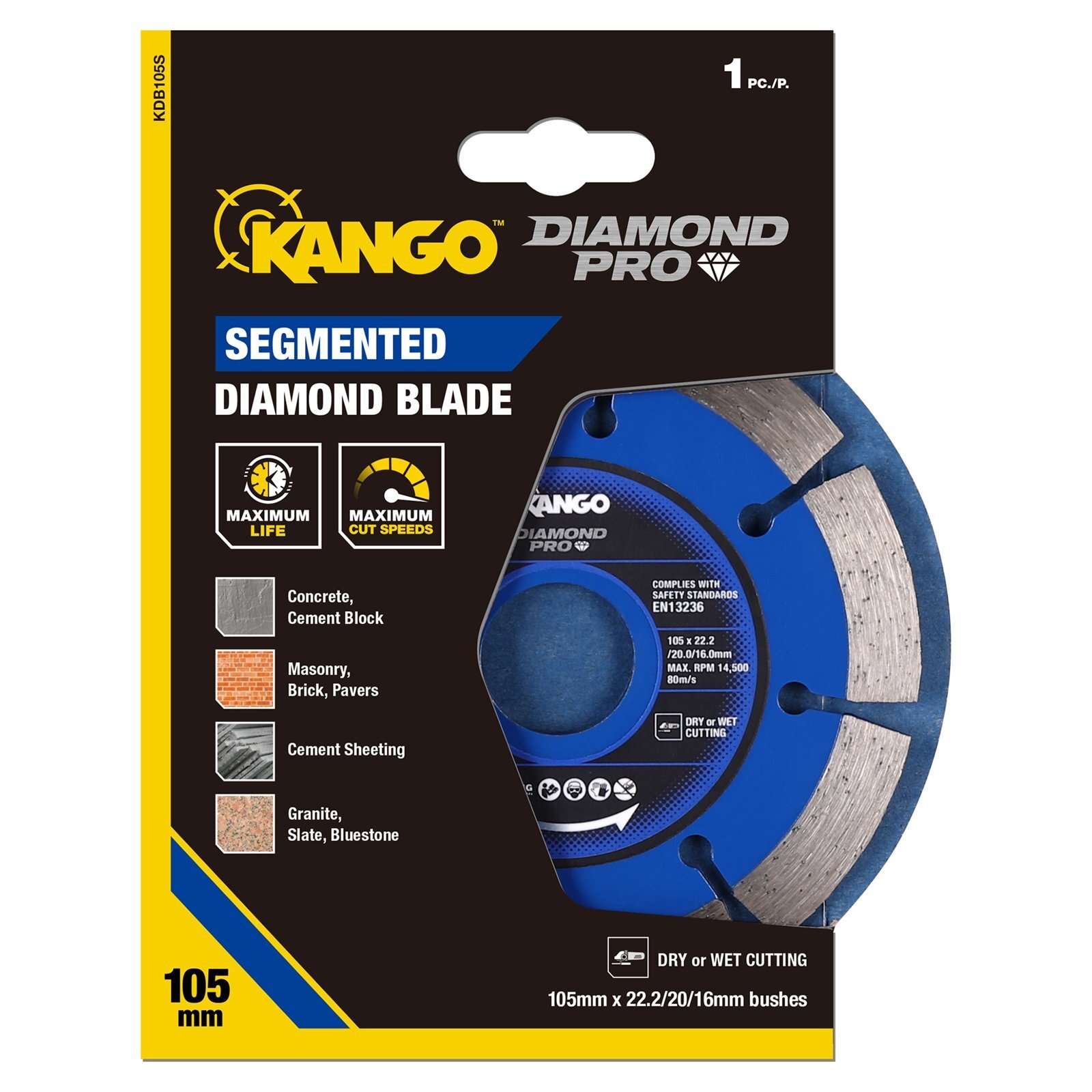 Kango 105mm Segmented Diamond Blade Bunnings Australia