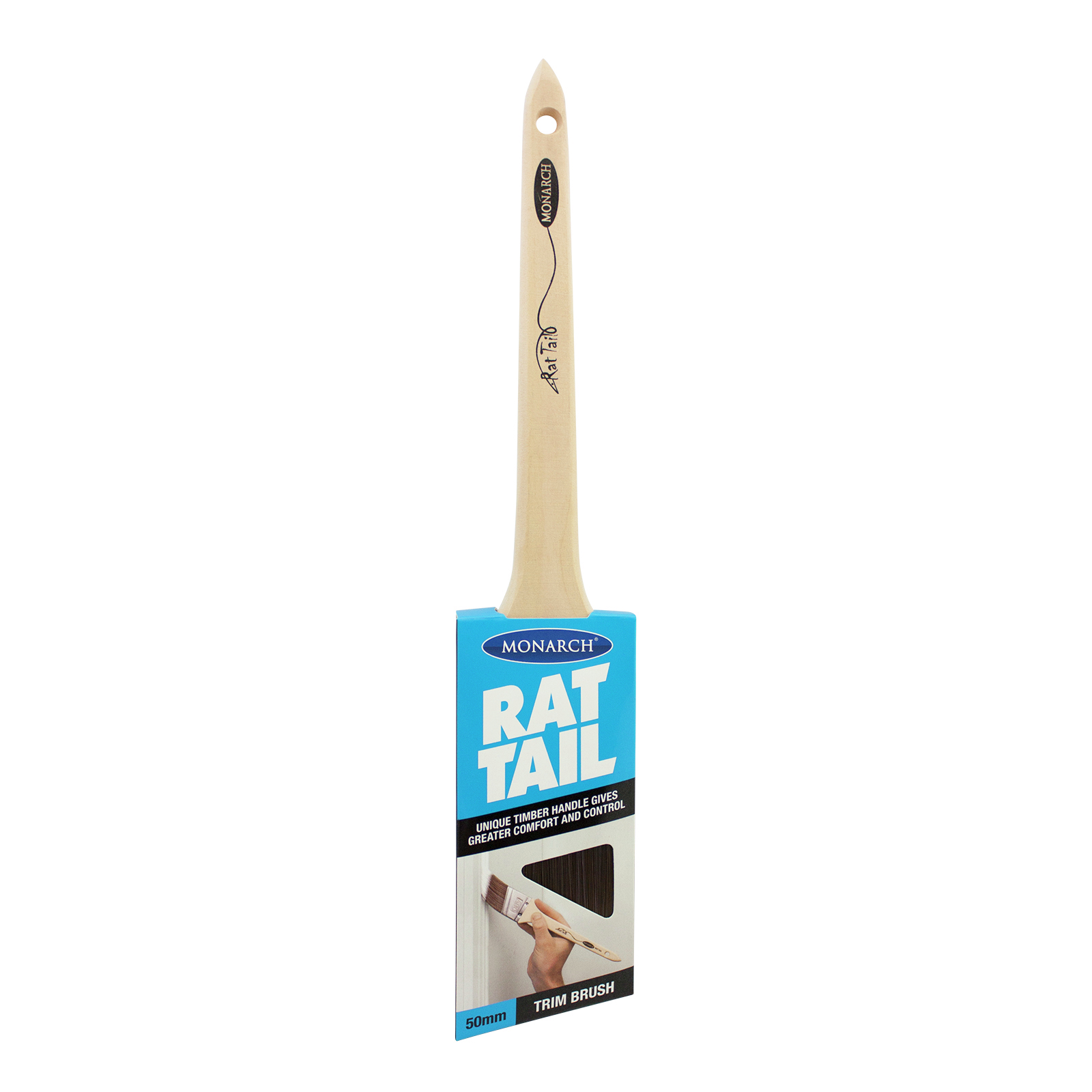 Monarch 50mm Rat Tail Trim Paint Brush Bunnings Australia
