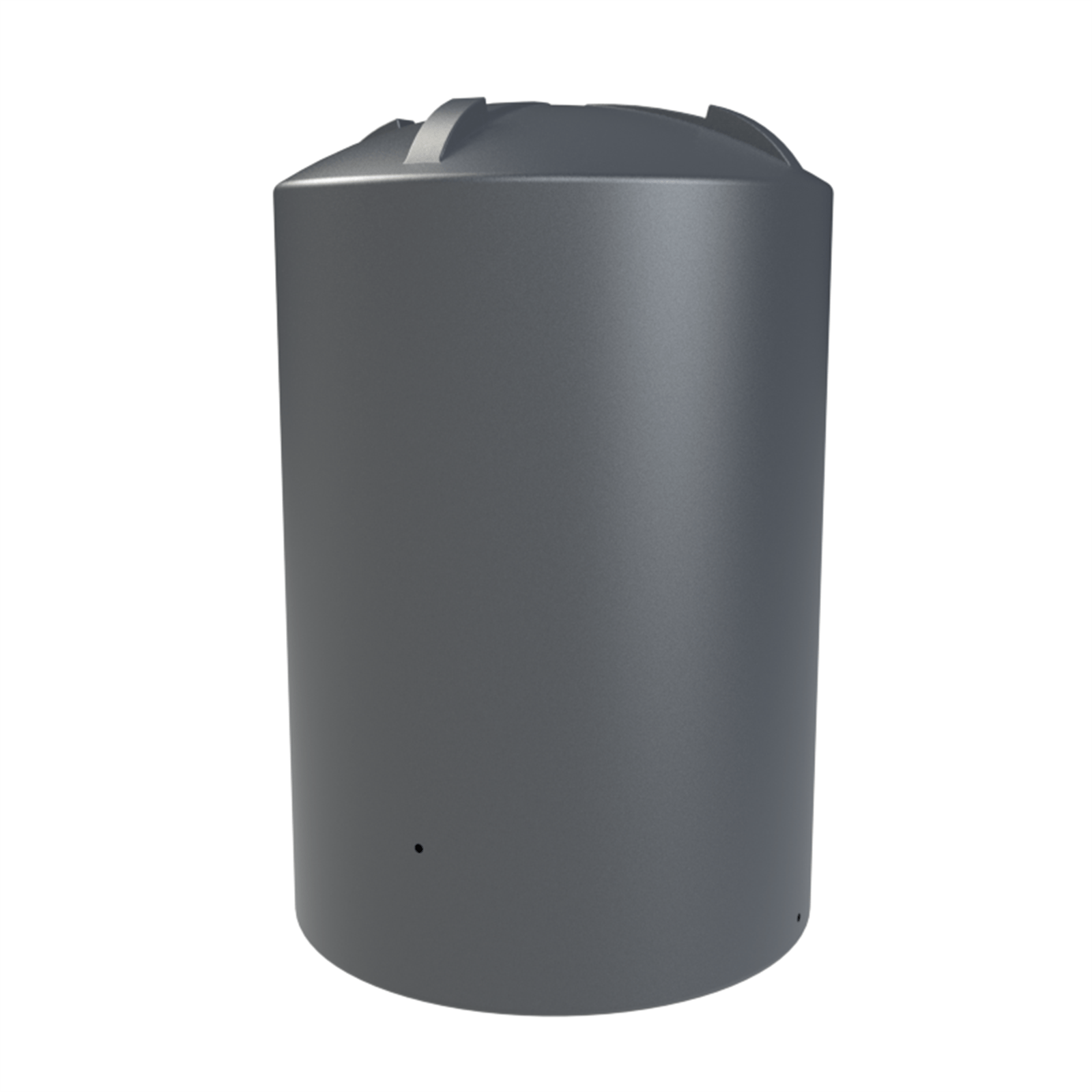 Melro 2100L Round Polyethylene Water Tank Metal Grey Bunnings Australia