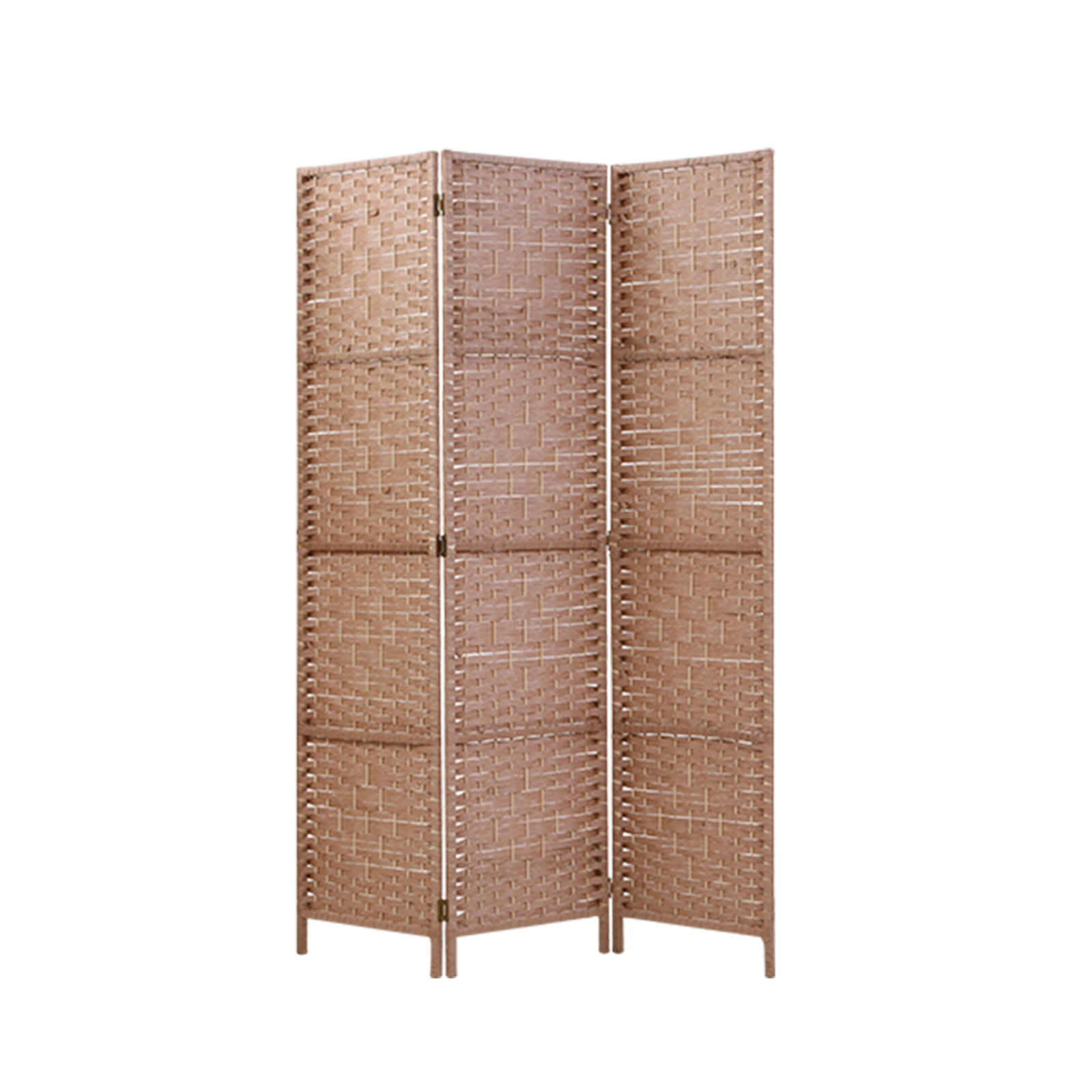 Artiss 3 Panel Room Divider Screen Privacy Rattan Dividers Stand Fold