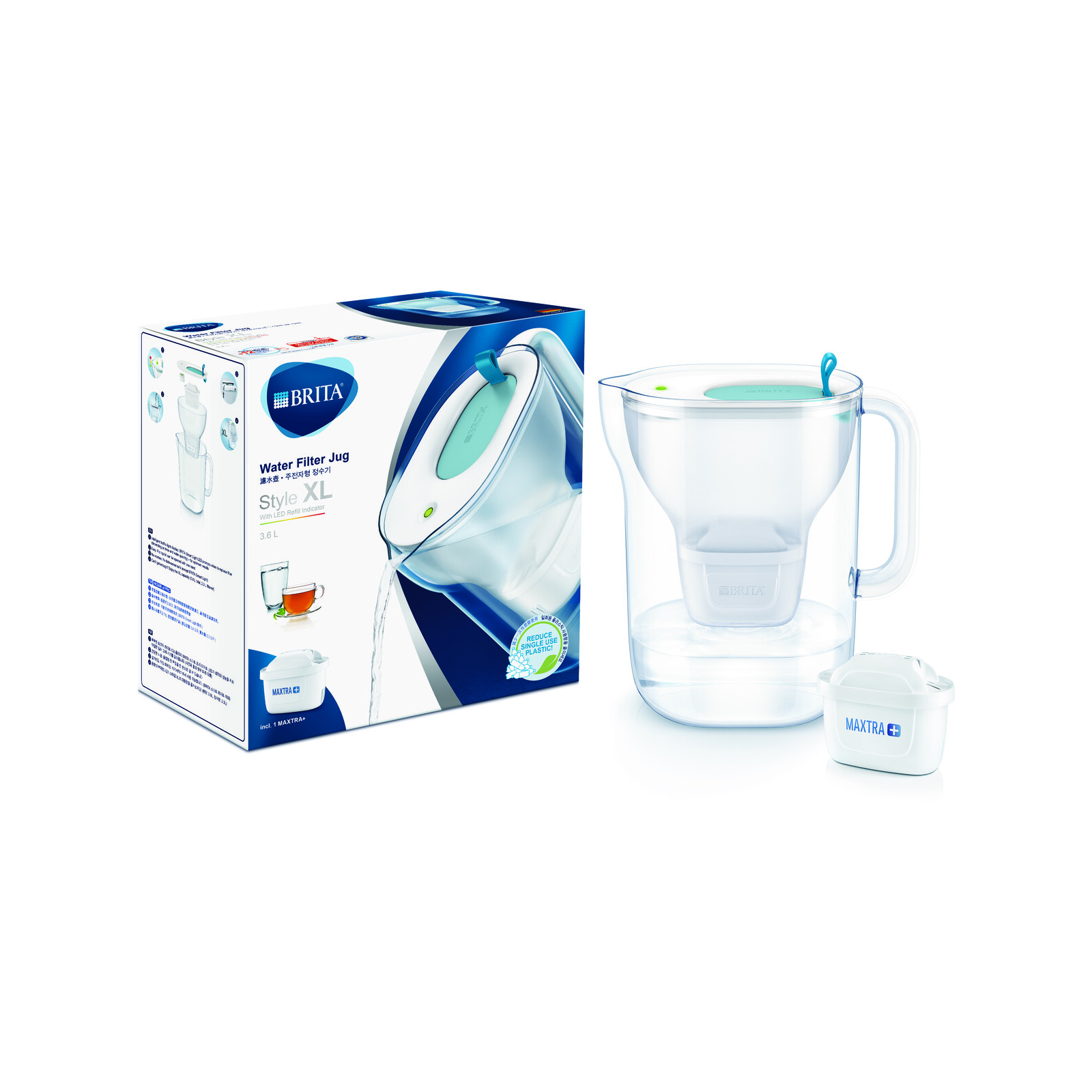 Brita 3.6L Blue Style Filter Jug Bunnings New Zealand
