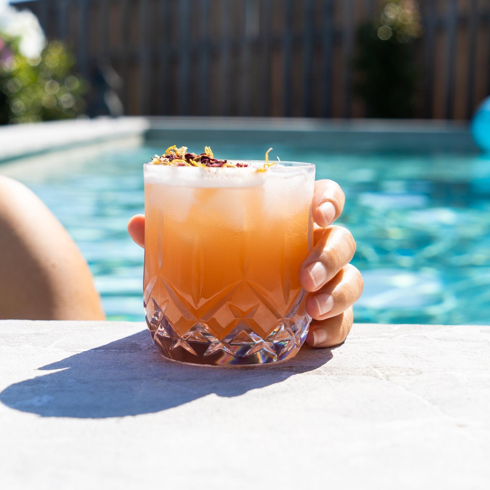 Unbreakable Cut Crystal Rocks Glasses 255ml Set of 4 Bunnings Australia