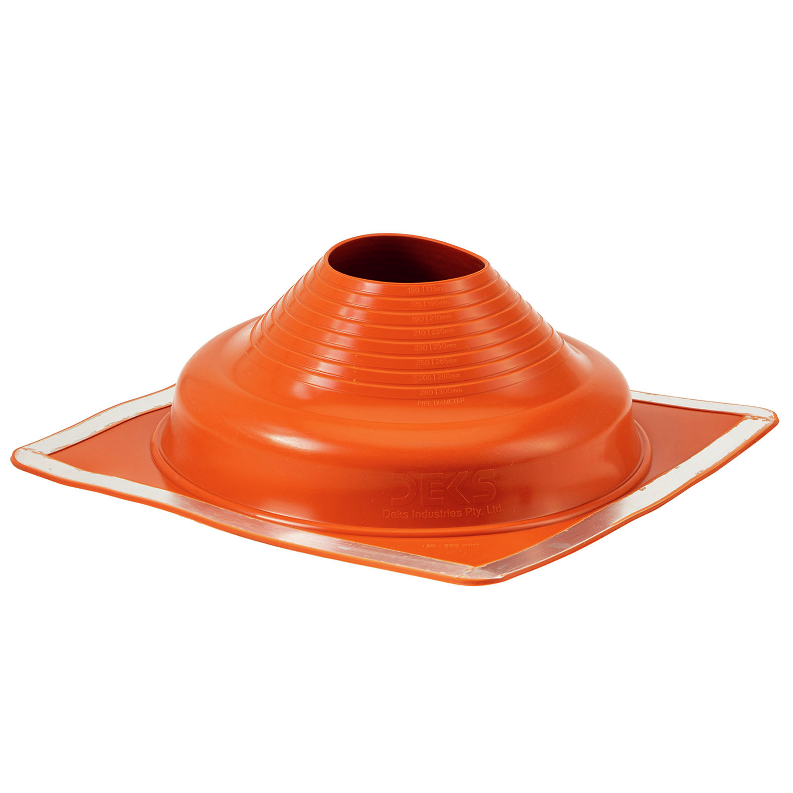 Deks 150 300mm Red Silicone Dektite Premium Roof Flashing Bunnings
