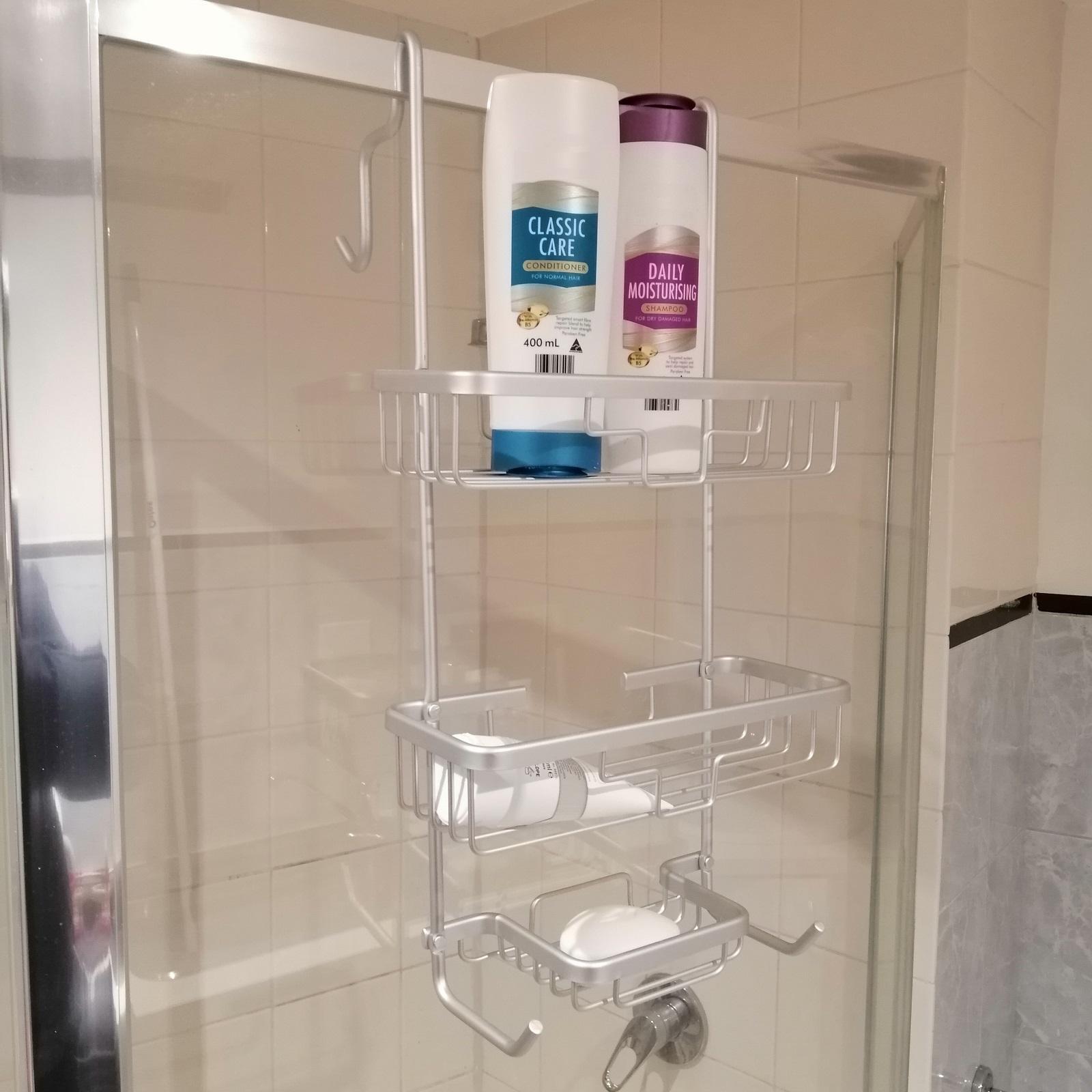 Barelli Aluminium Over Screen Bathroom Shower Caddy Bunnings New Zealand