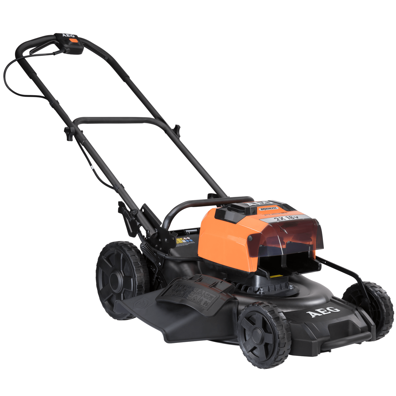 AEG 2X18V (36V) 18" Brushless FUSION Lawn Mower Skin Only Bunnings