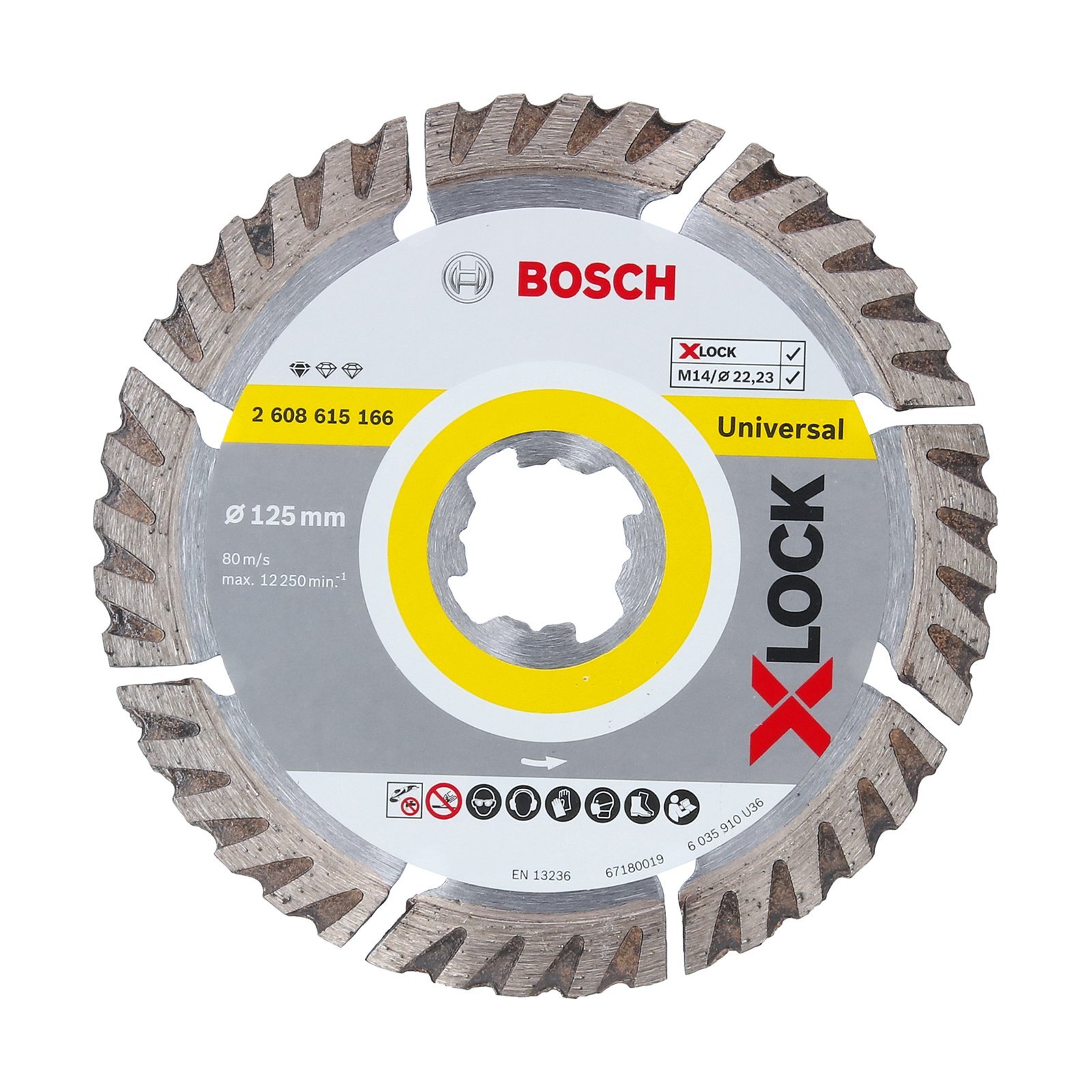 Bosch 125mm XLock Universal Diamond Cutting Disc Bunnings Australia