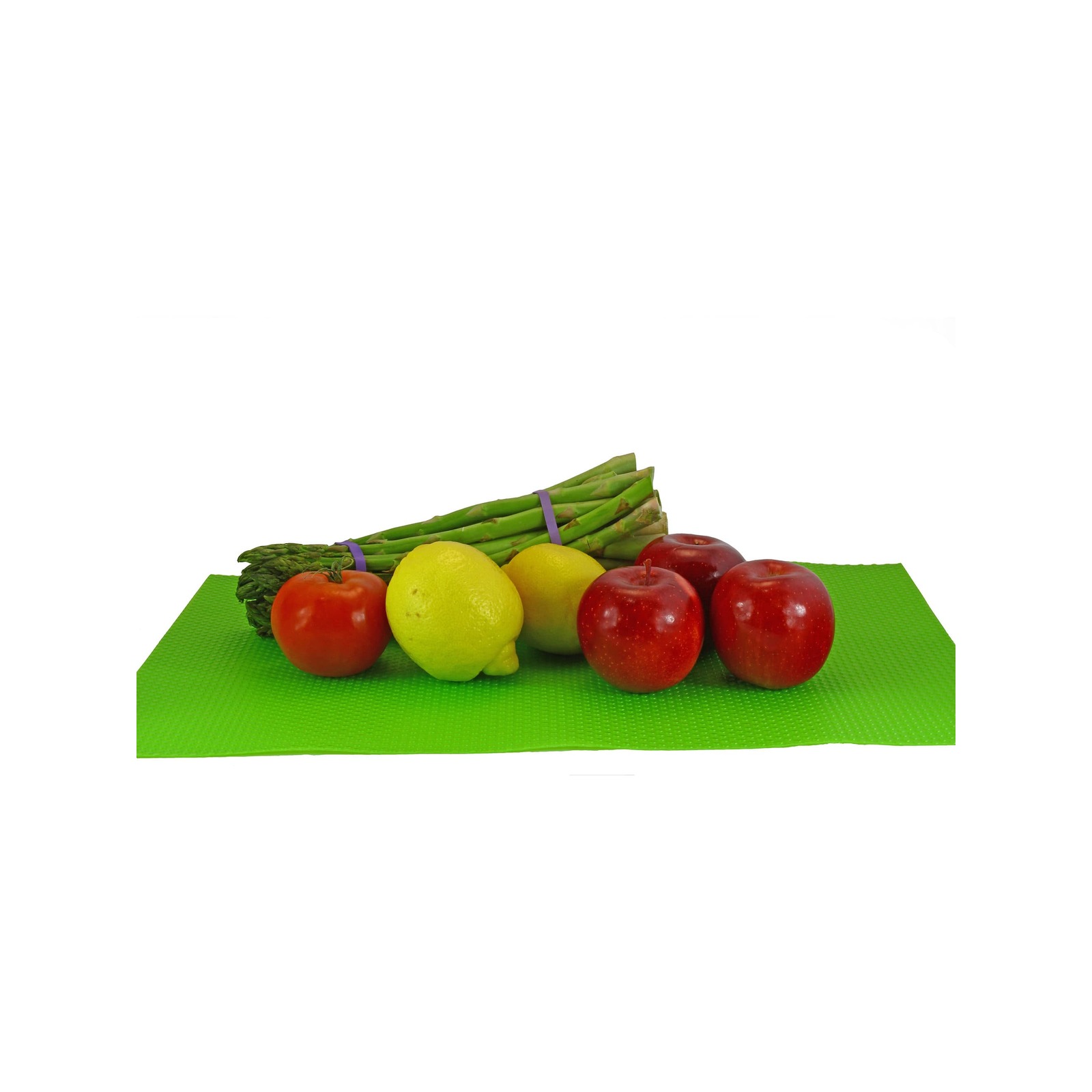 Grand Fusion Silicone Fruit Fresh Crisper Drawer Liner Set of 2 Green