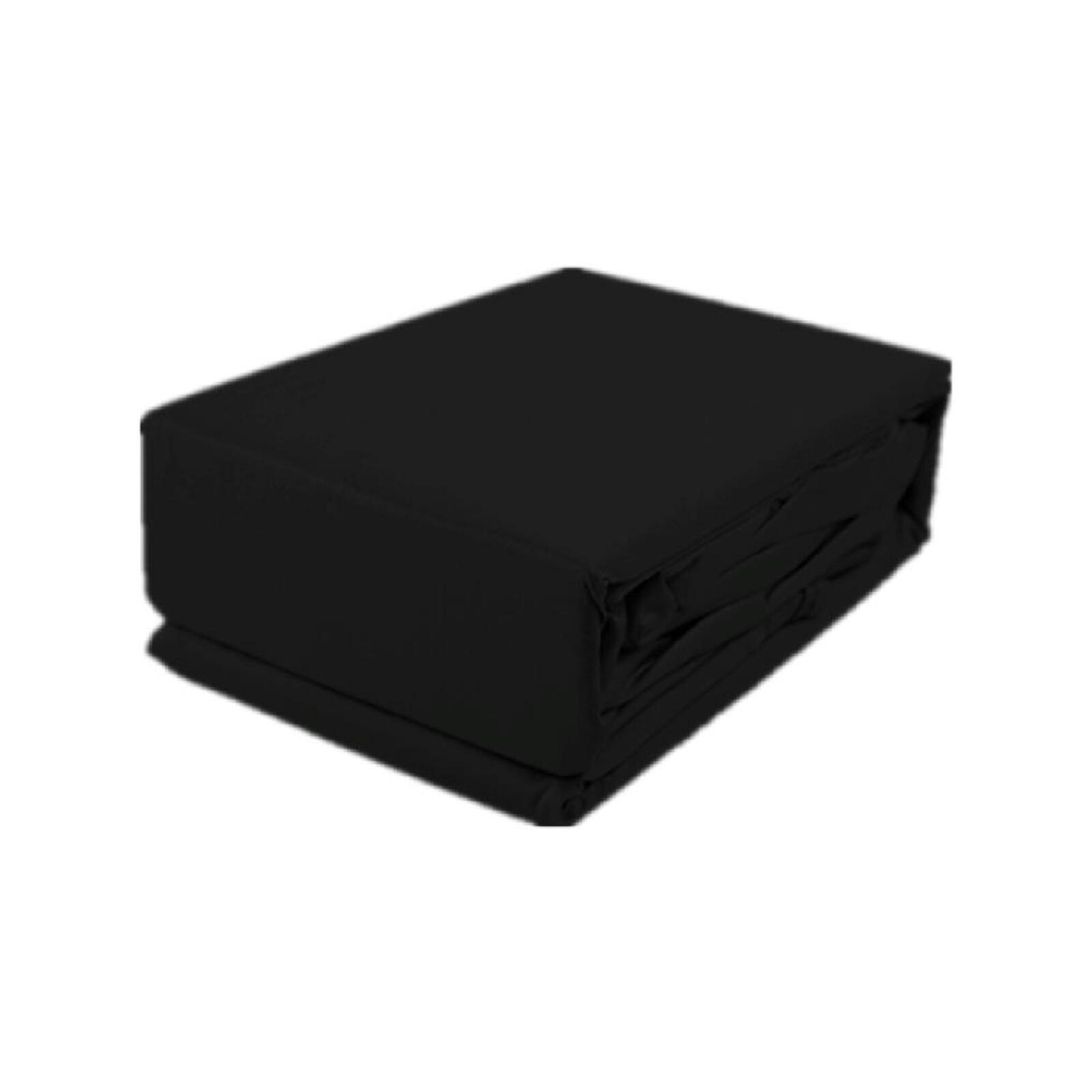 Luxor Queen Black 1000TC Egyptian Cotton Sheet Set Bunnings Australia