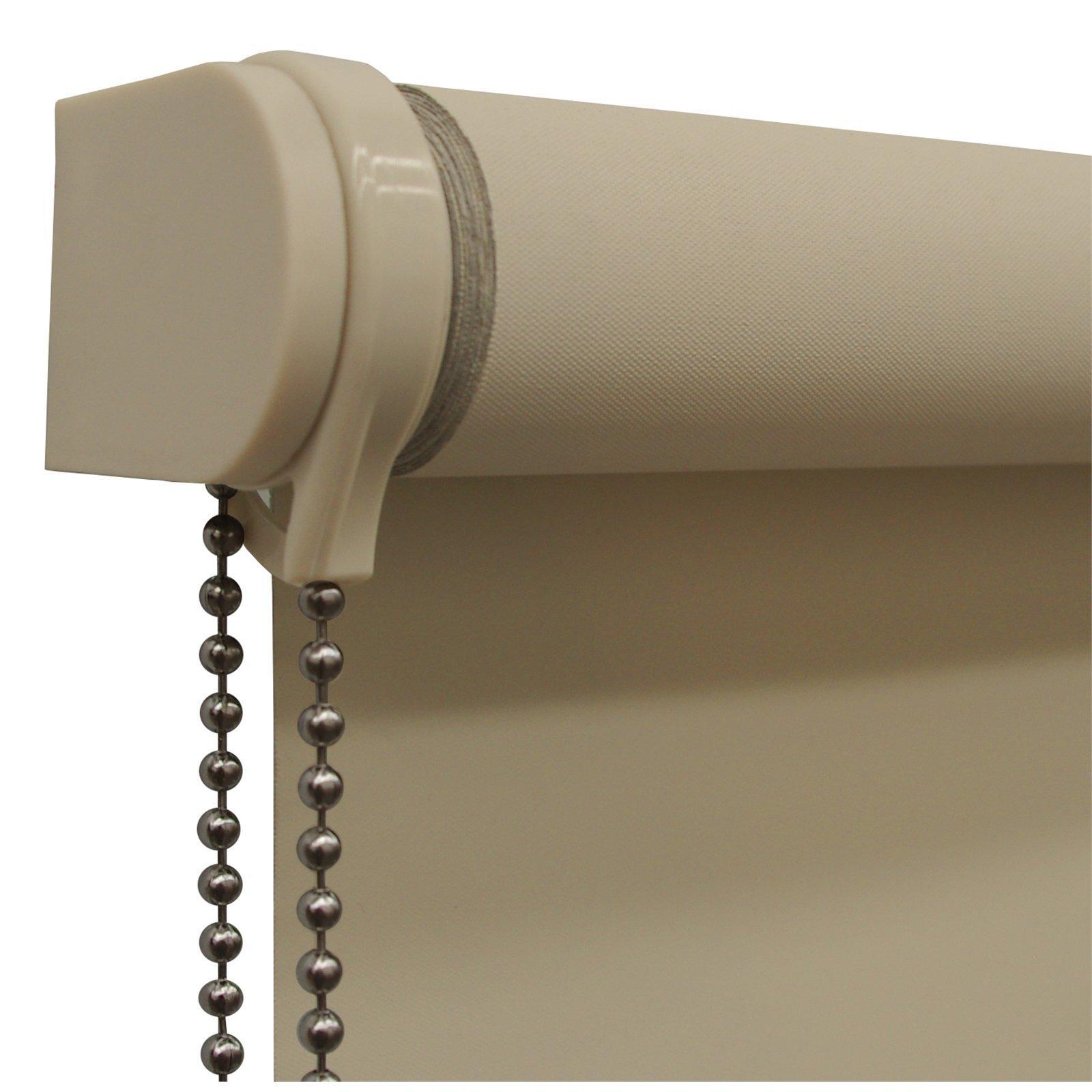 Pillar 60 x 240cm Nash Indoor Roller Blind Black Bunnings Australia