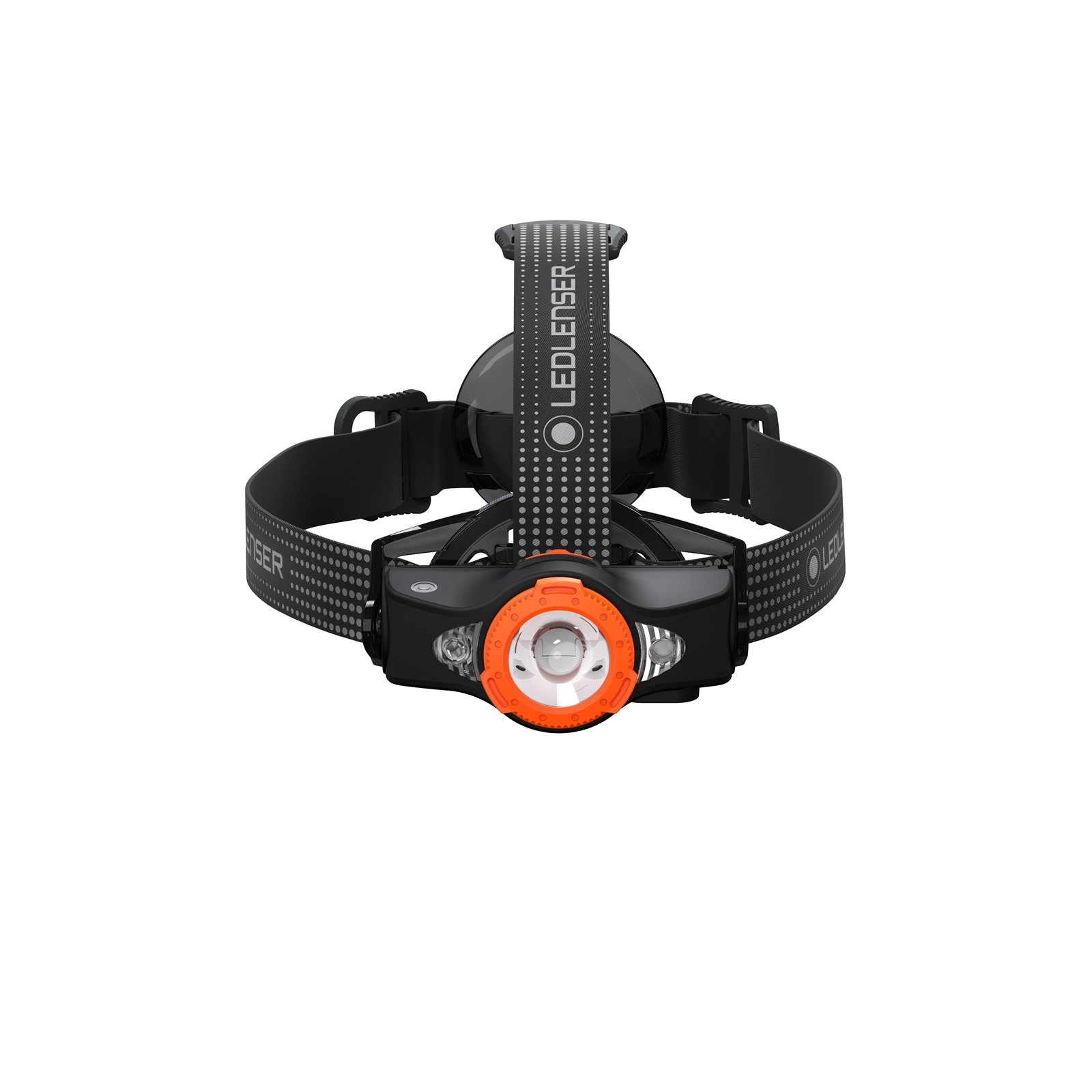 Ledlenser 1000 Lumen Rechargeable Black And Orange Headlamp Torch With