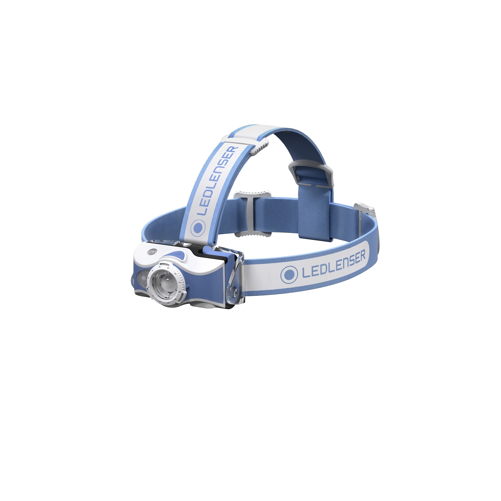 Ledlenser MH7 600 Lumen Blue Rechargeable Headlamp Torch Bunnings