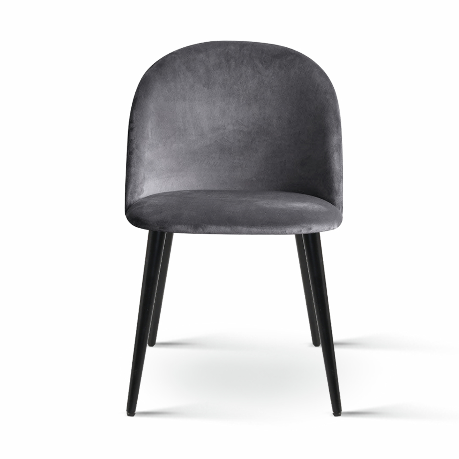 Artiss Set of 2 Dark Grey Velvet Modern Dining Chairs Bunnings Australia