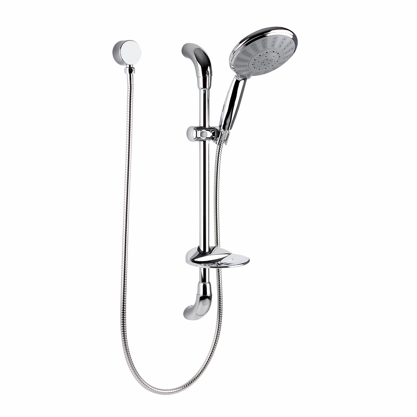 Mondella Chrome Cadenza 5 Function Slide Shower Suitable For Unequal