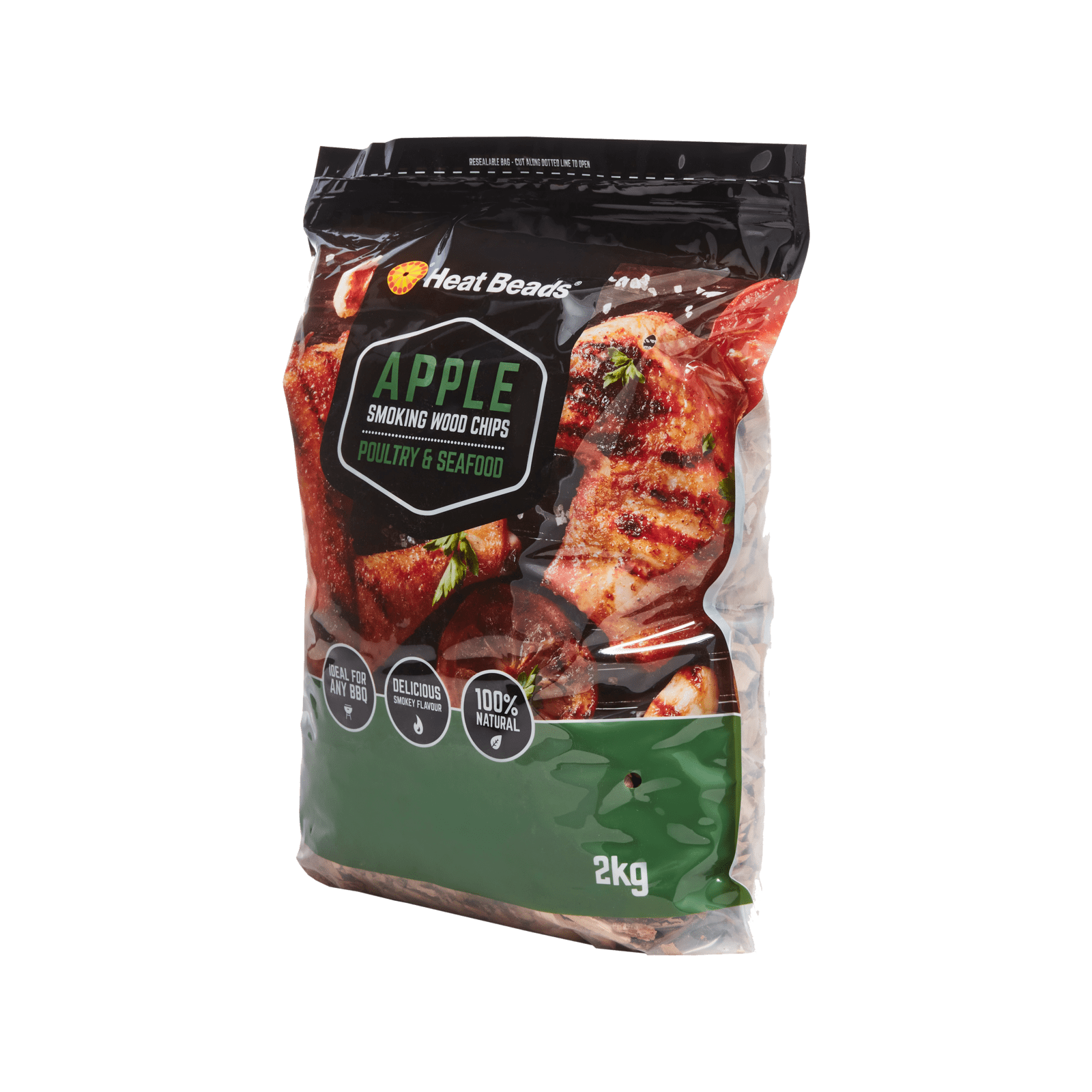 Heat Beads 2kg BBQ Smoking Wood Chips 2kg Apple Bunnings Australia