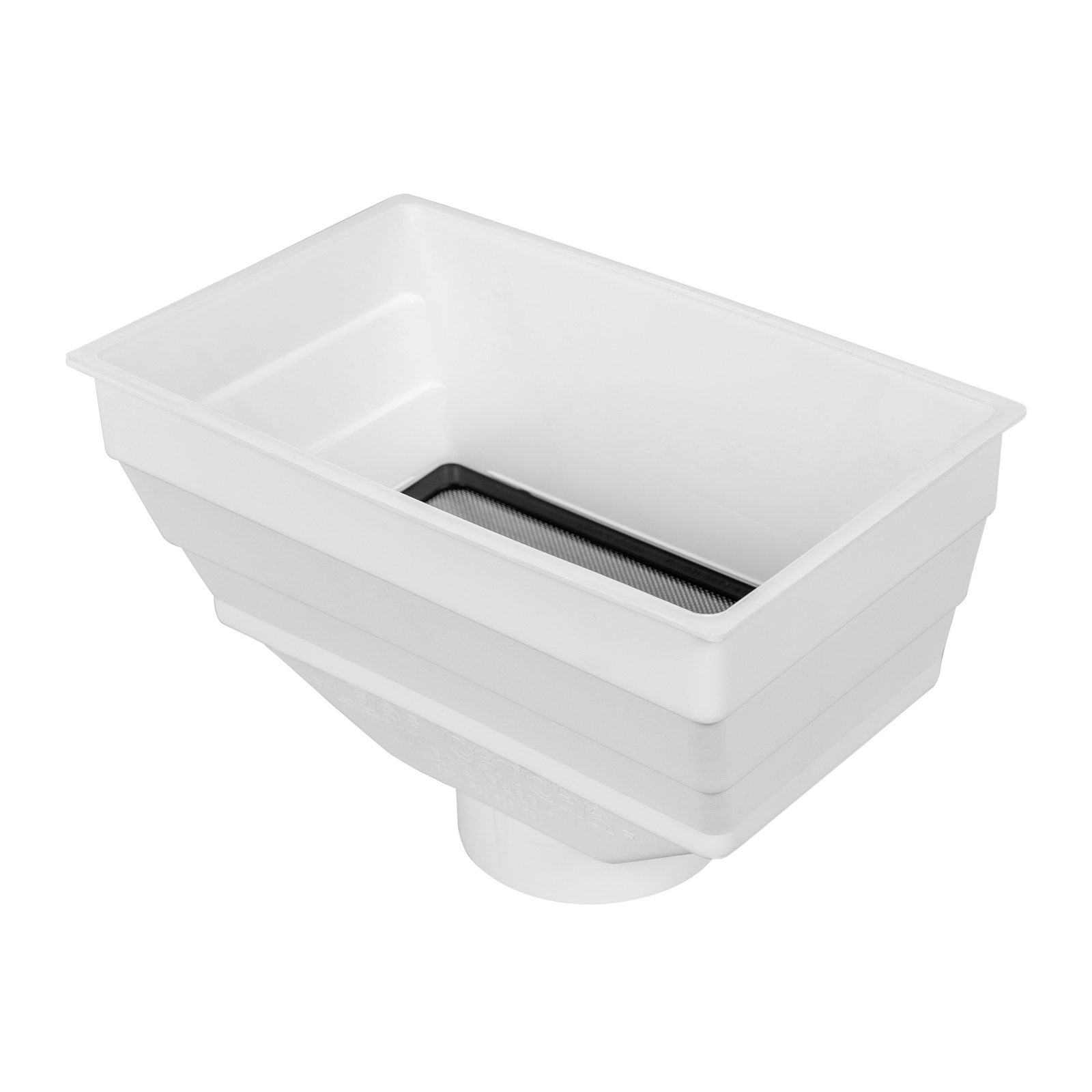 Rain Harvesting 90 / 100mm Dual Fit Leaf Catcha Rectangle Rain Head