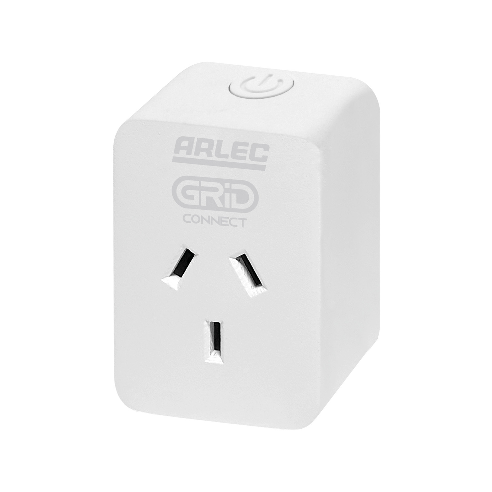 Arlec White Grid Connect Smart Plug In Socket With Energy Meter