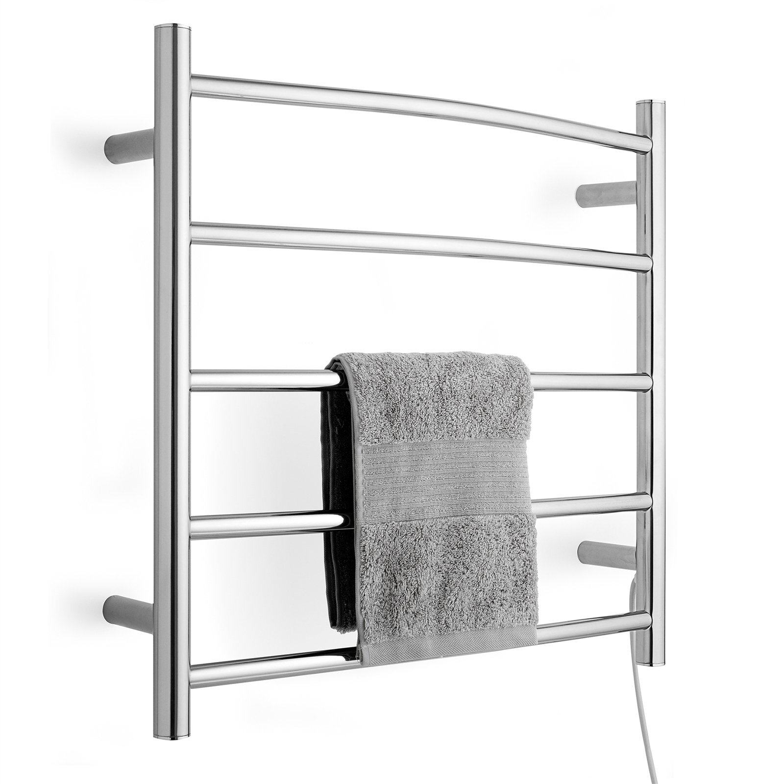 Arlec 5 Bar 40W Stainless Steel Heated Towel Rail Bunnings New Zealand