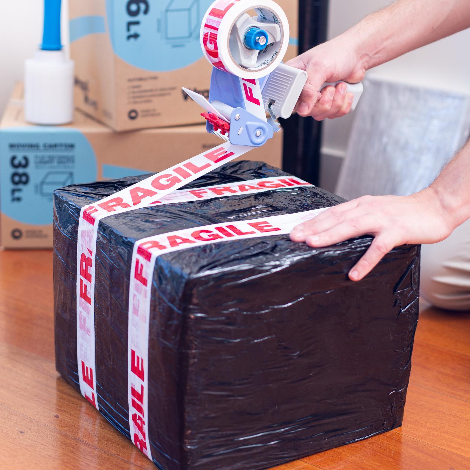 Wrap & Move 48mm x 66m Fragile Tape Bunnings Australia