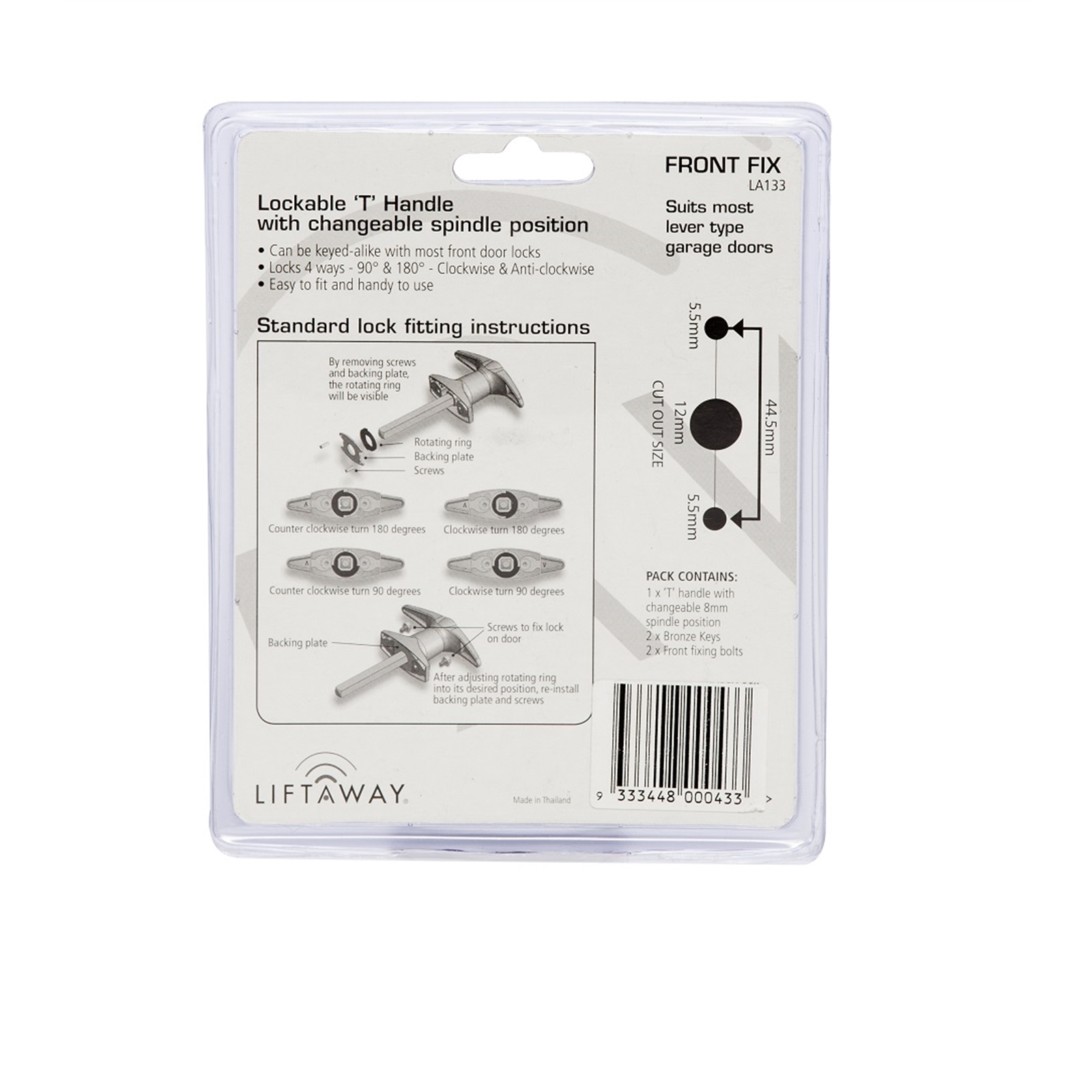 Liftaway THandle Front Fix Bunnings Australia