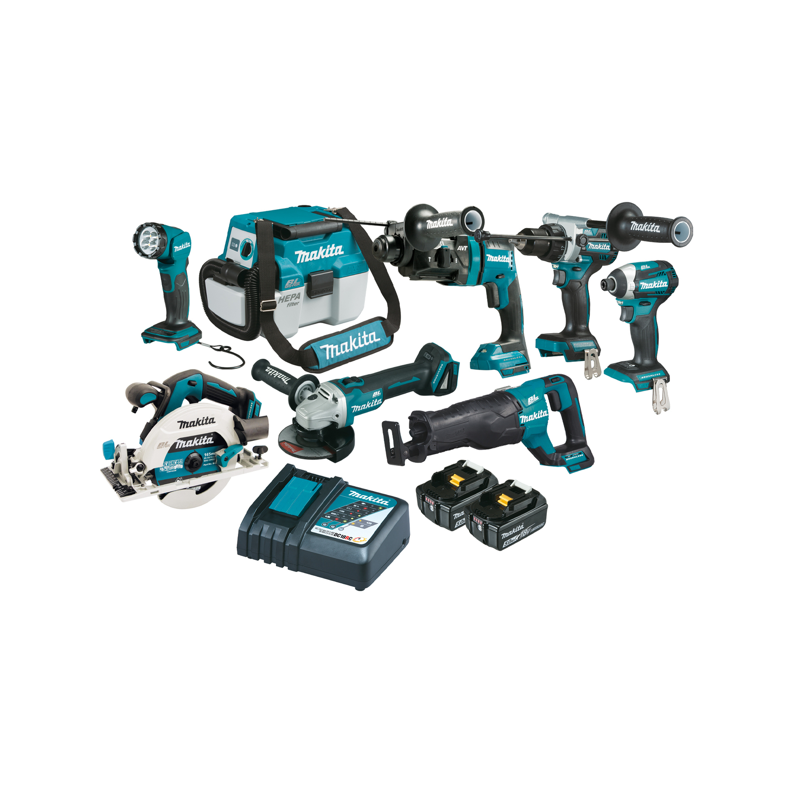 Makita 18V Brushless 8 Piece Combo Kit Bunnings Australia