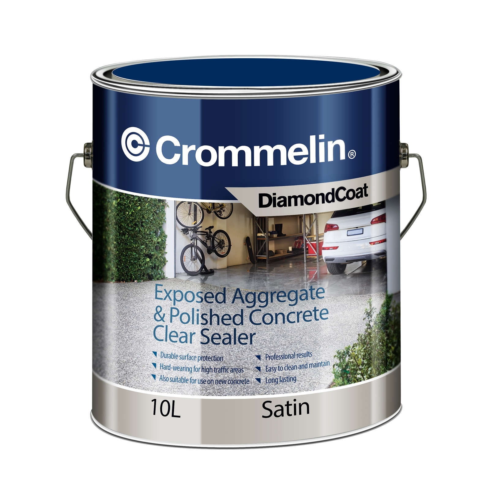 Crommelin 10L DiamondCoat Clear Exposed Aggregate And Polished Concrete