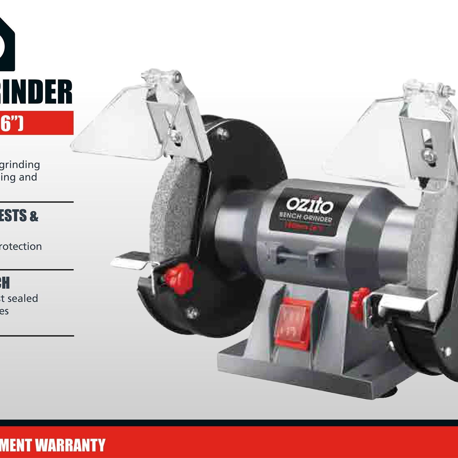 Ozito 150W 150mm Bench Grinder Bunnings New Zealand