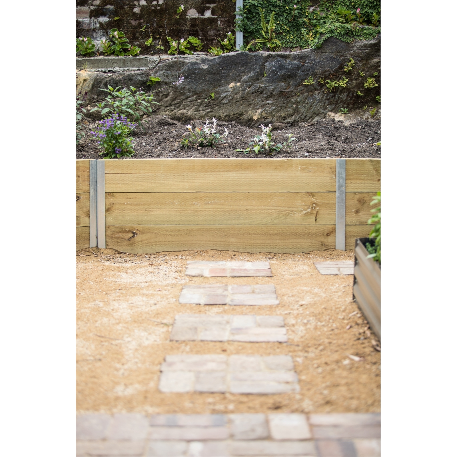 100 x 55mm 1.8m H Joiner Post Galvanised Steel Sleeper Upright