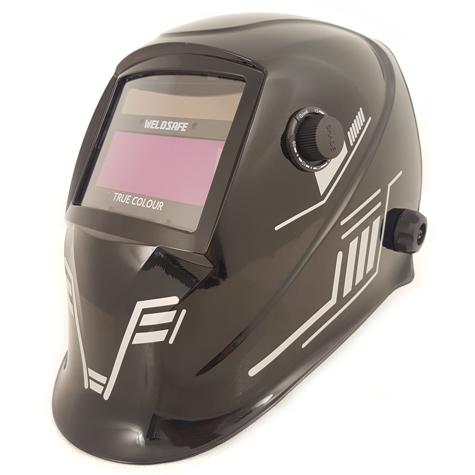 Weldsafe Turbo True Colour 913 Shade Auto Darkening Helmet Bunnings