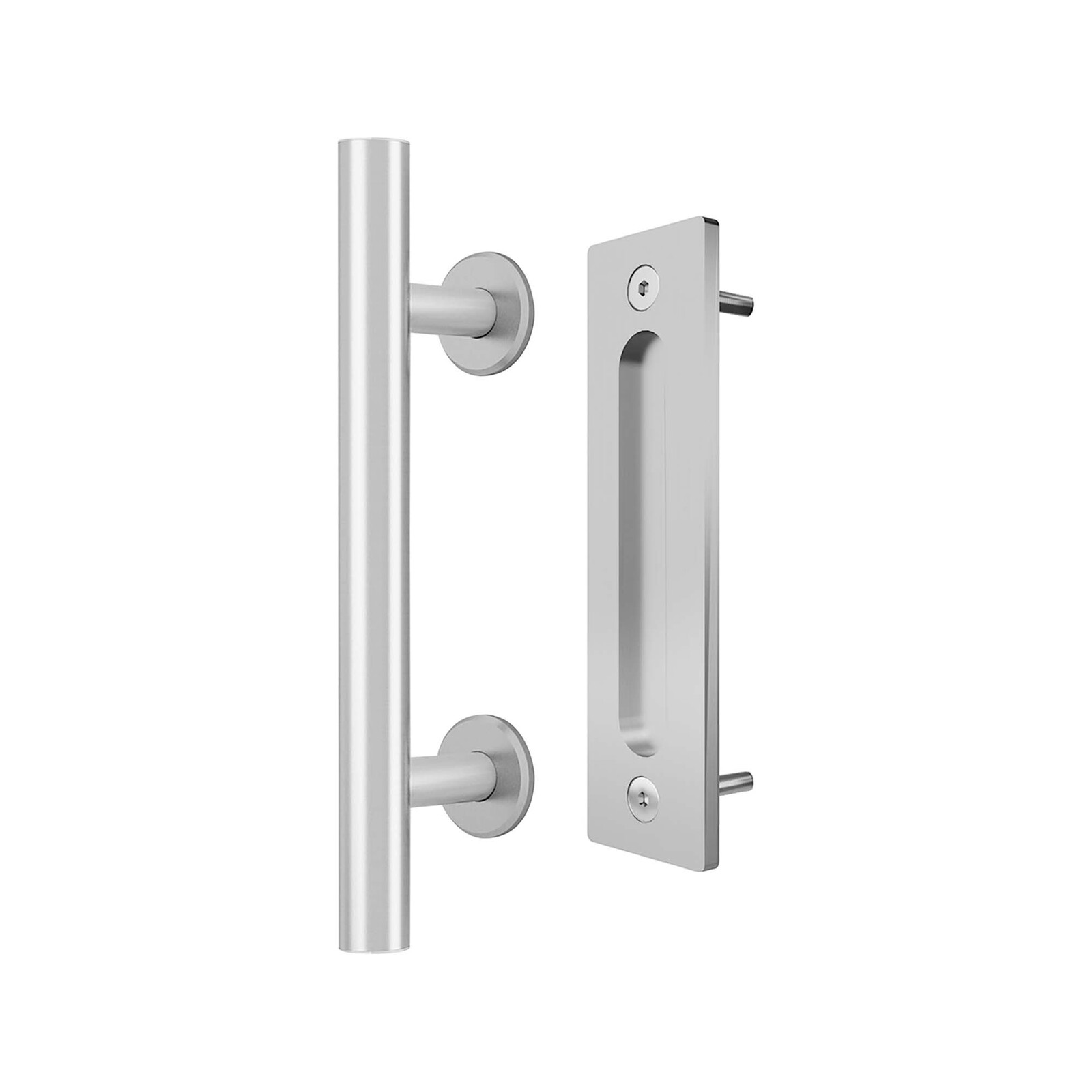 Rolltrak Stainless Steel Barn Door Pull Handle Set Bunnings New Zealand
